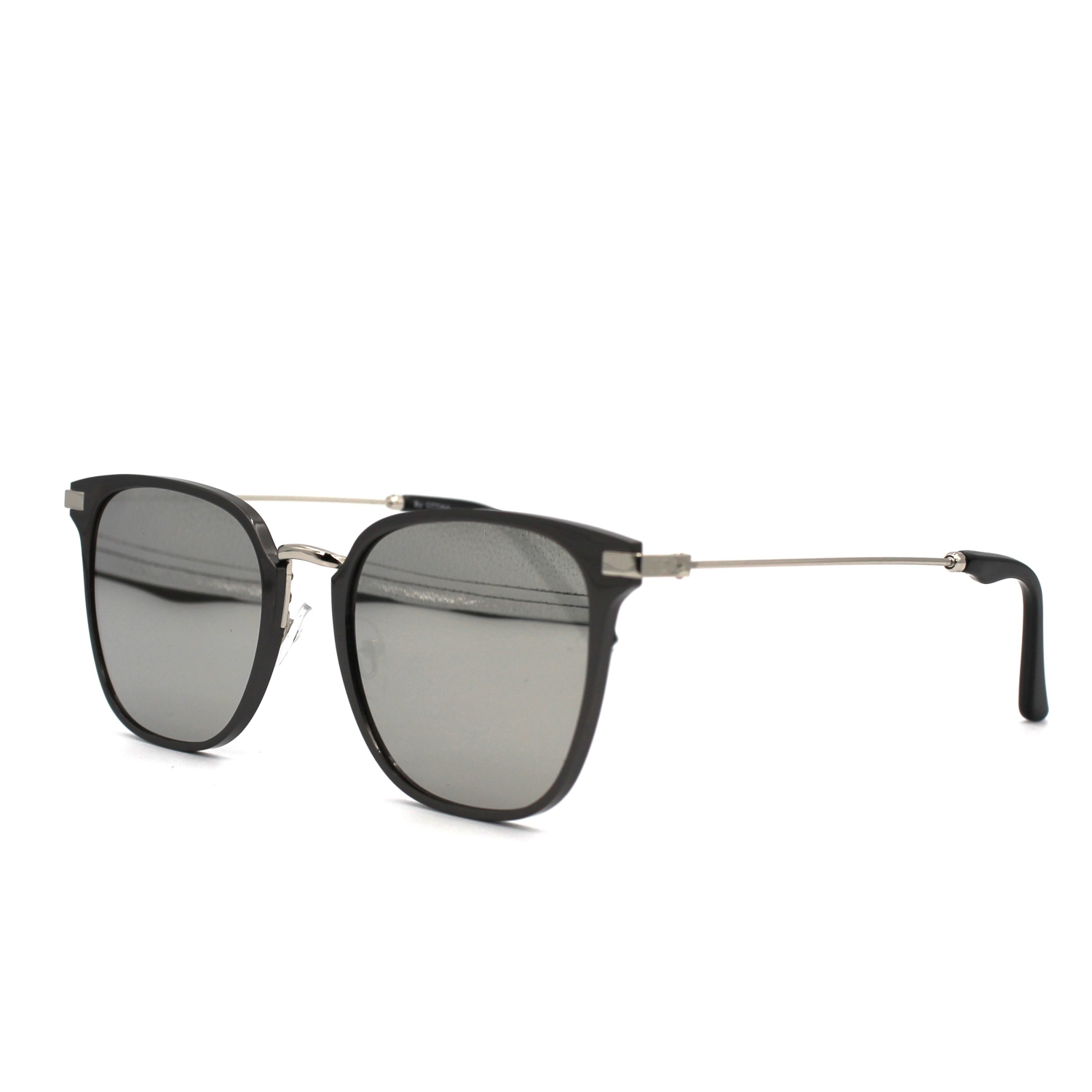 Ottika Sunglasses - UV Protection | Model 8300 | Black-Silver Mirror