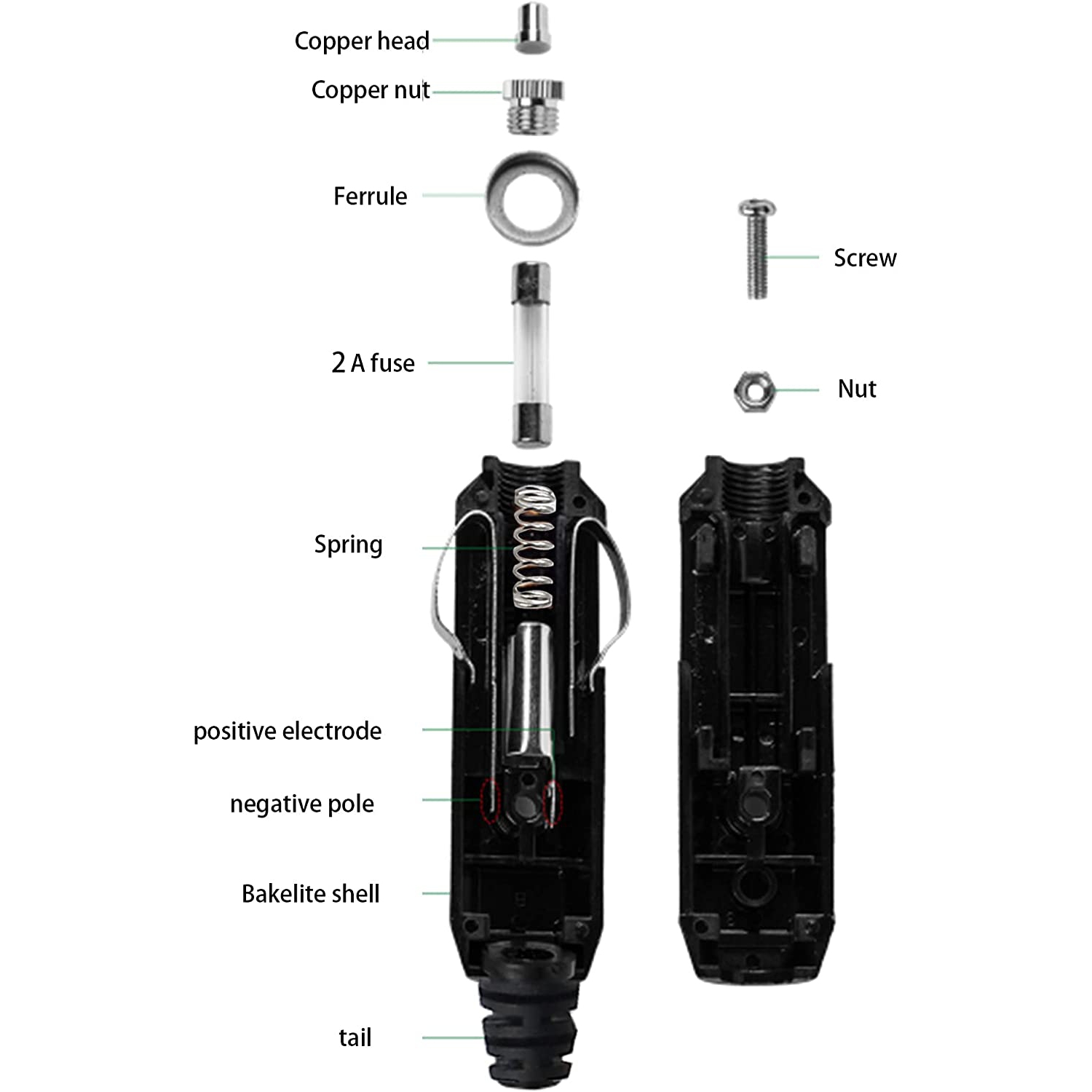 12V-24V Cigarette Lighter Male Plug 2A 90 Degree DC 3.5mm x 1.35mm Car Charger Auto Power Supply Cable, DC Car Charger to DC 3.5mm x 1.35mm Male