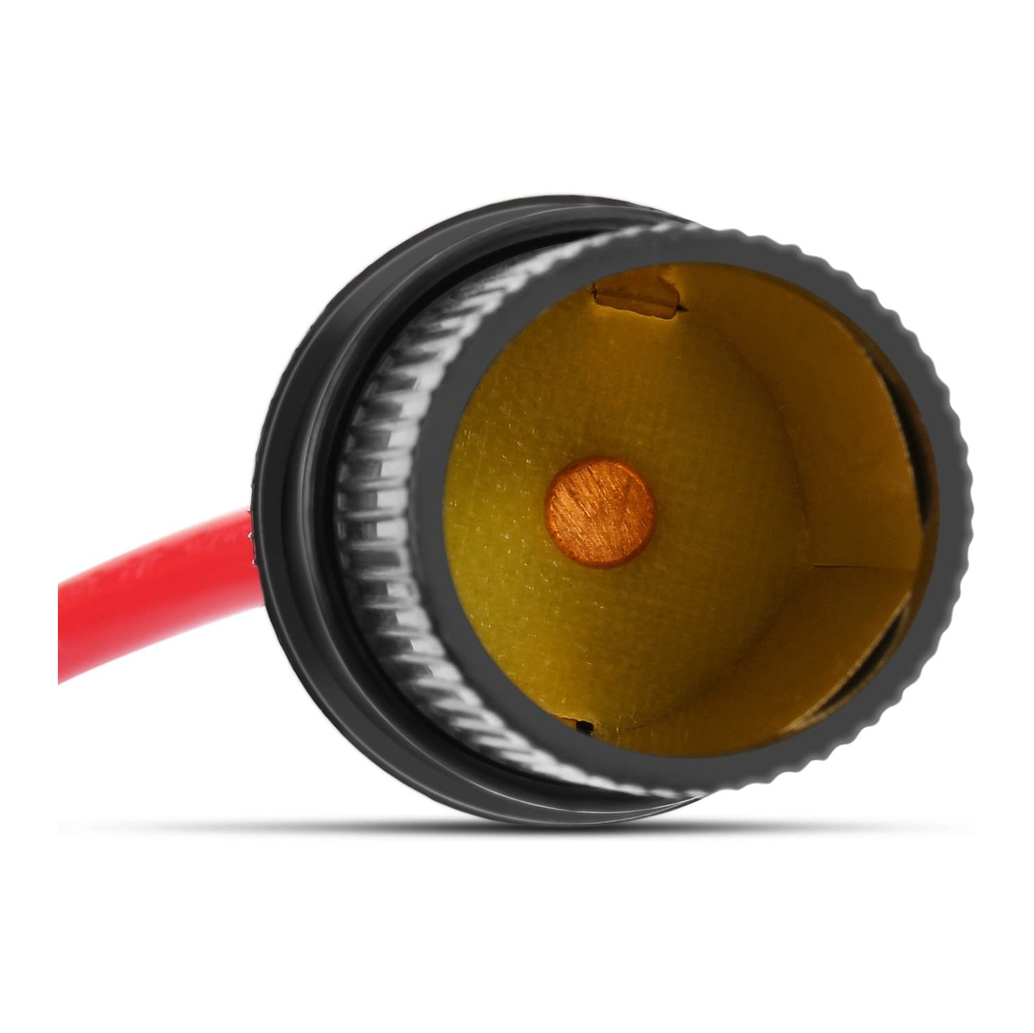 TNP Cigarette Lighter Extension Cord - Car Charger Socket Adapter Receptacle Extender Lead Cable Wire 12V/24V Male to Female with Jack Plug in