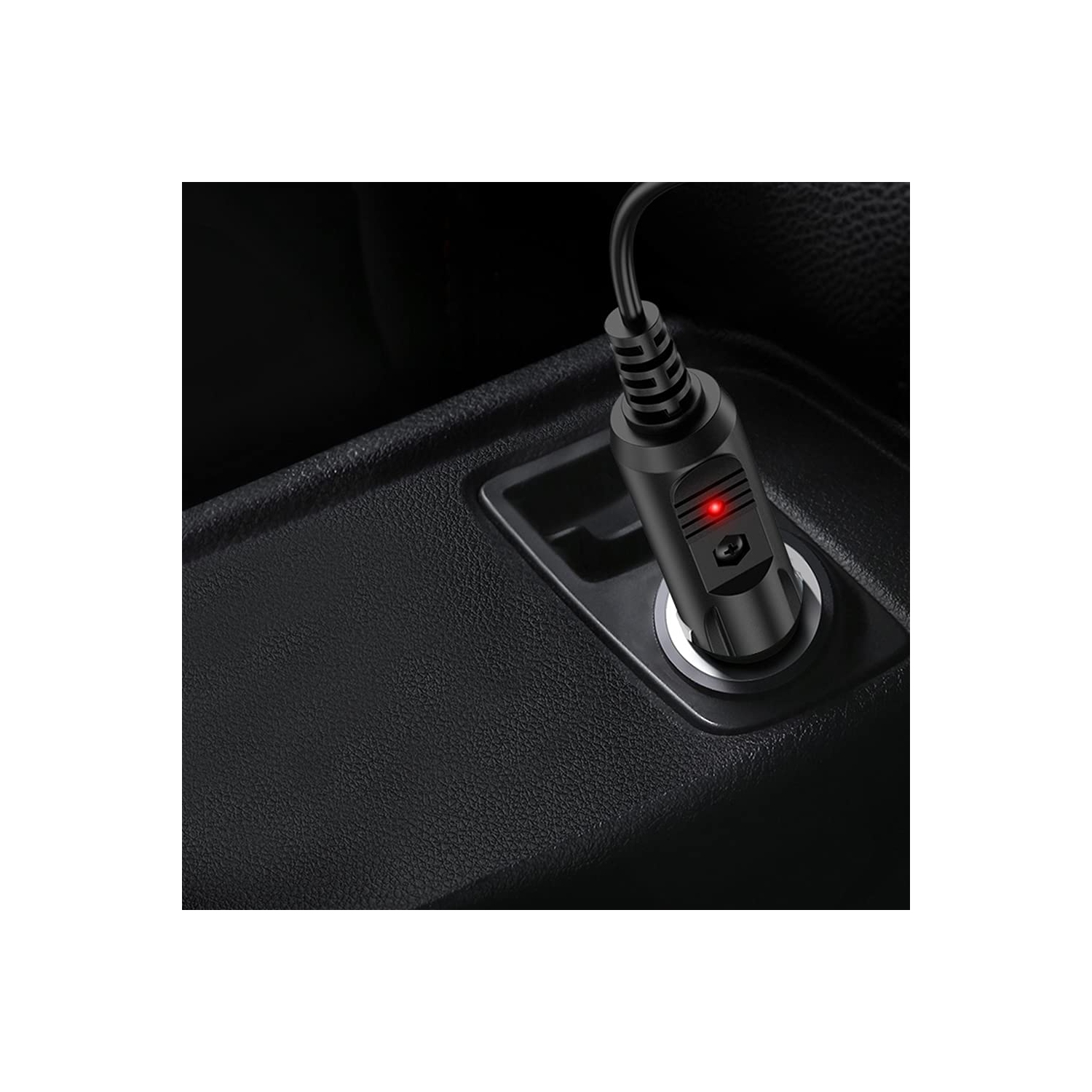 DC 12V 2A Car Charger Universal Power Cord 5.5x2.1mm to Cigarette Lighter with 8 Connector for DVD Player, GPS, Bluetooth Speakers, Breast Pump,