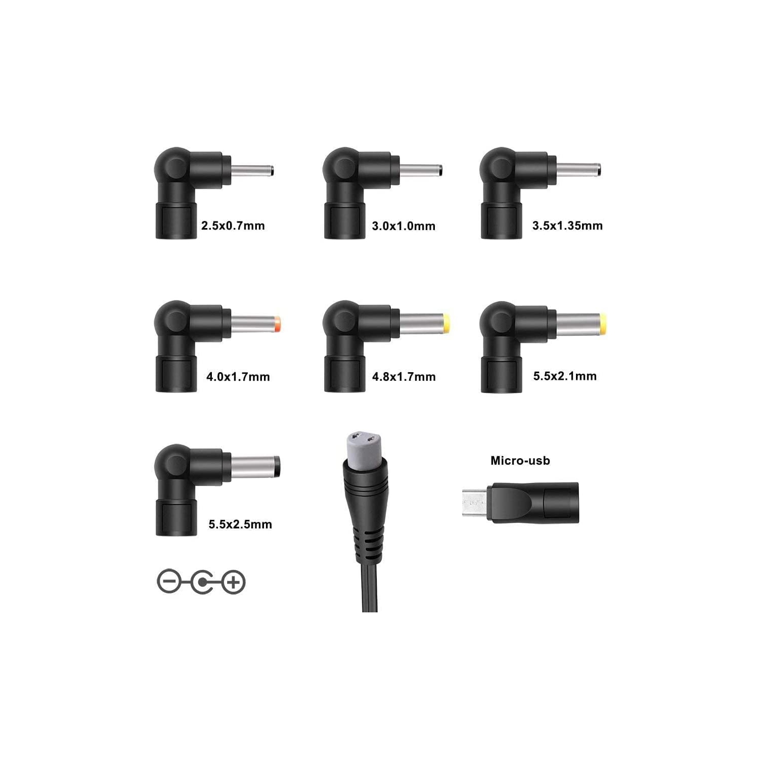 DC12V Car 34W Universal Power Adapter W/USB Port for Dash cam Breast Pumps Speakers Smart Phone Tablets & Micro USB Devices, Output 3V 4.5V 5V 6V