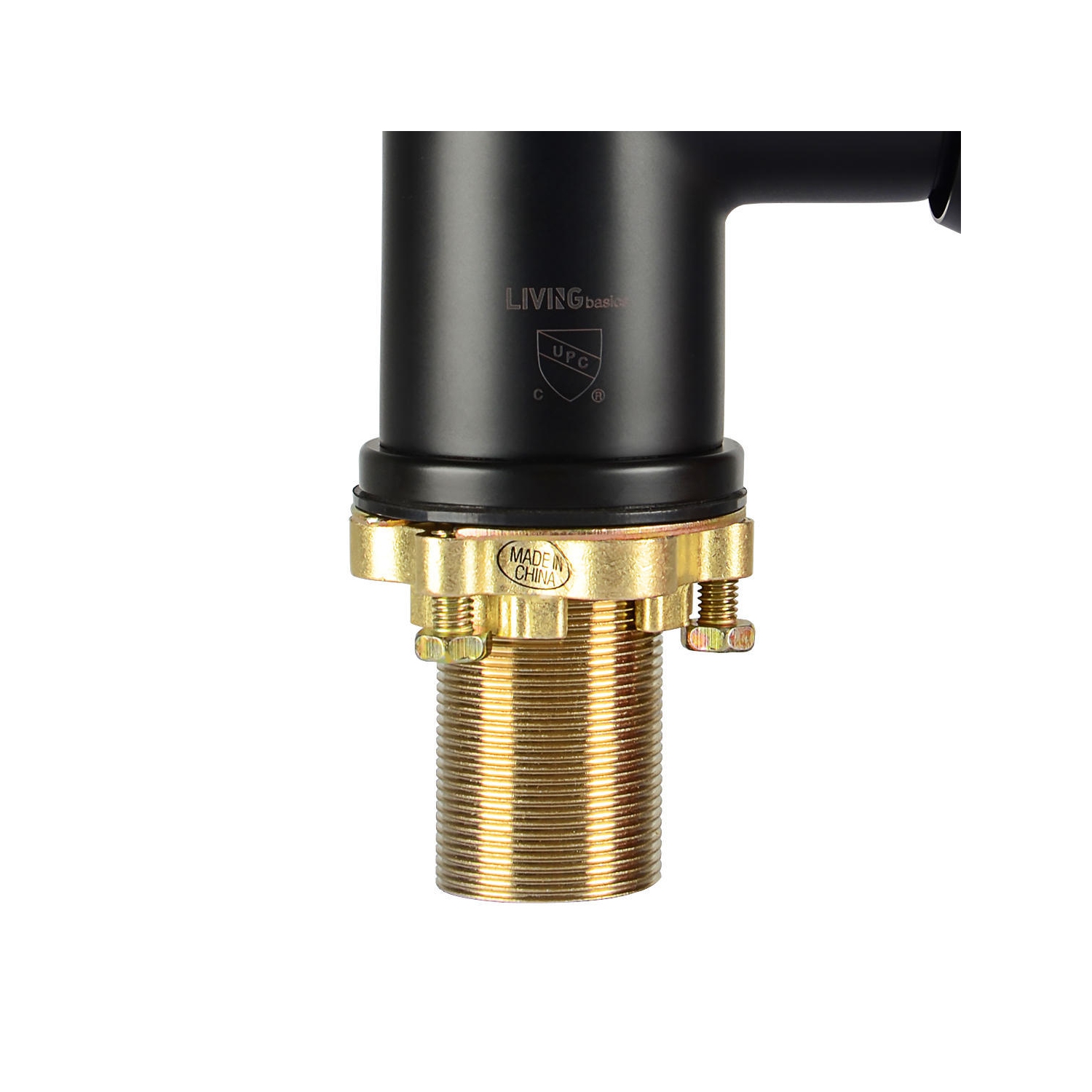 Cold and hot water Single Handle Pull Down Spring Sprayer Kitchen Sink Faucet, Matt Black - LIVINGbasics®