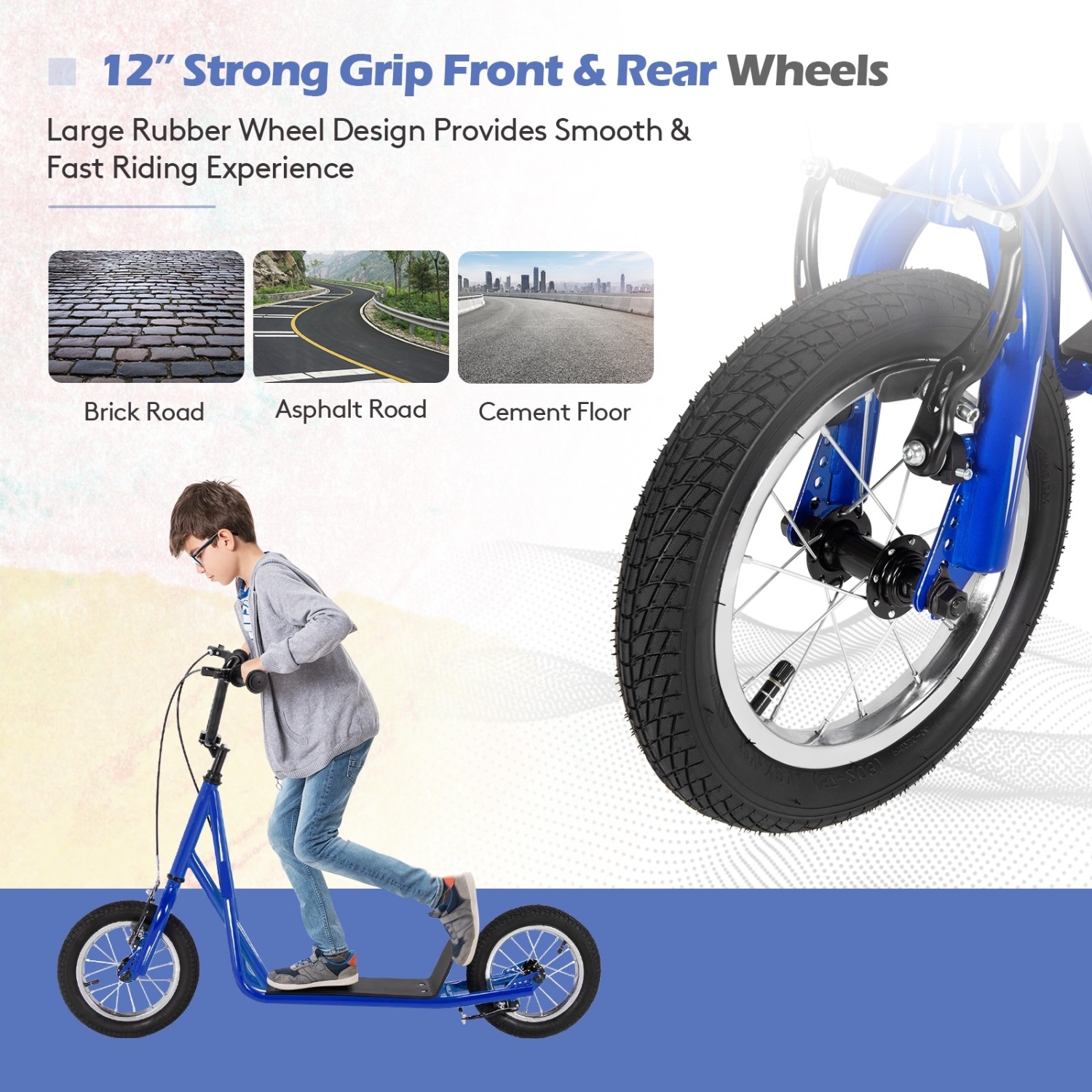 Trottinette Pliable Enfant 3-12 Ans – Hauteur Réglable 3 Niveaux – Roues LED Sans Piles – Léger 1,9 Kg – Idéal Cadeau Anniversaire/Noël