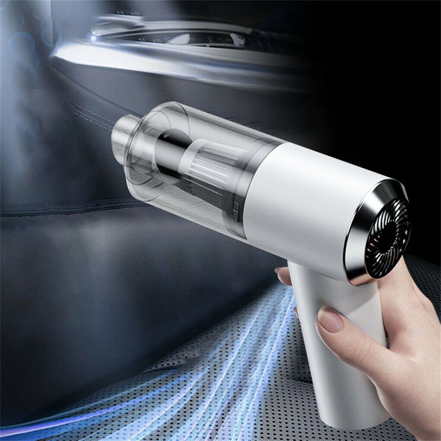 ISTAR 7.4V Rechargeable Powerful Cordless Air Duster Handheld Mini Vacuum Cleaners used for floor, sofa, bed, table top, etc.