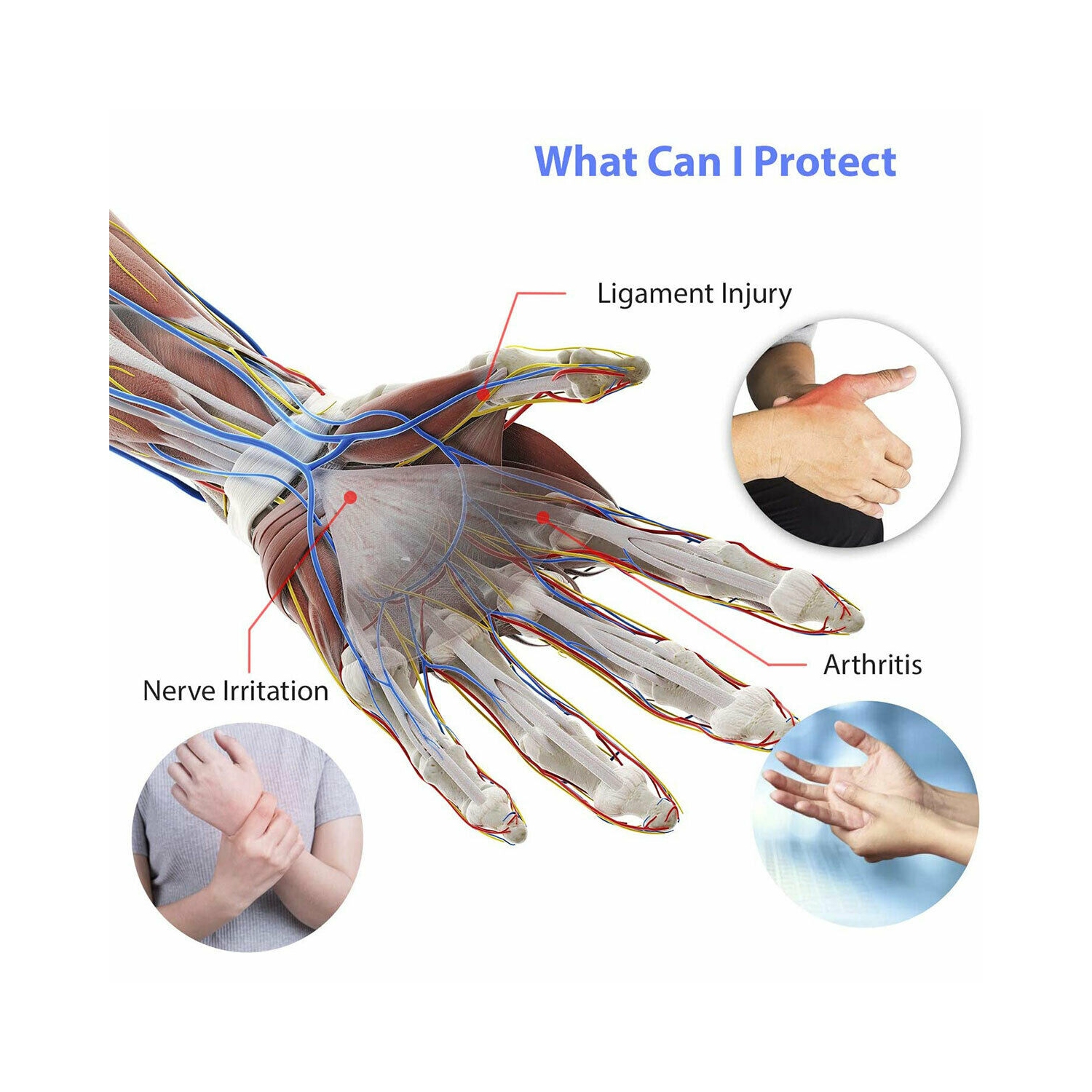 Copper Arthritis Compression Gloves-Relieve Arthritis Symptoms, Raynauds Disease