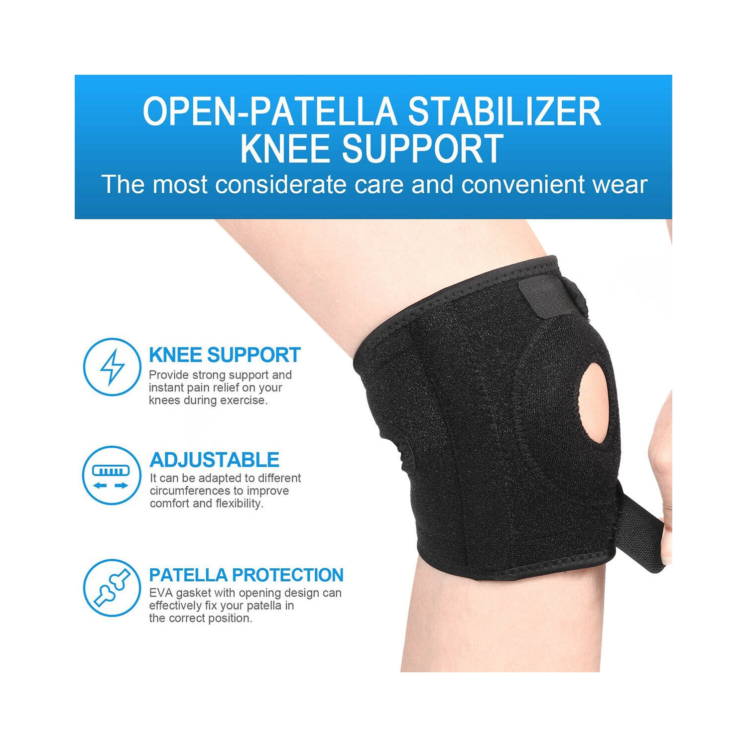 Premium Knee Brace - Great Support for Arthritis, ACL, MCL, Meniscus, Joint Pain