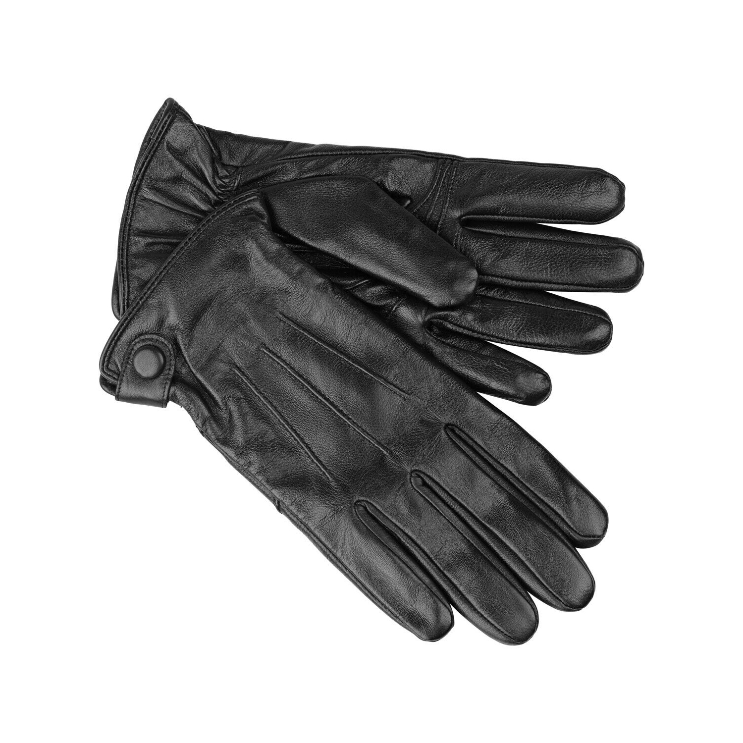 Mens Sheepskin Leather Warm Cashmere Lined Dress Luxury Vintage Gloves - CA