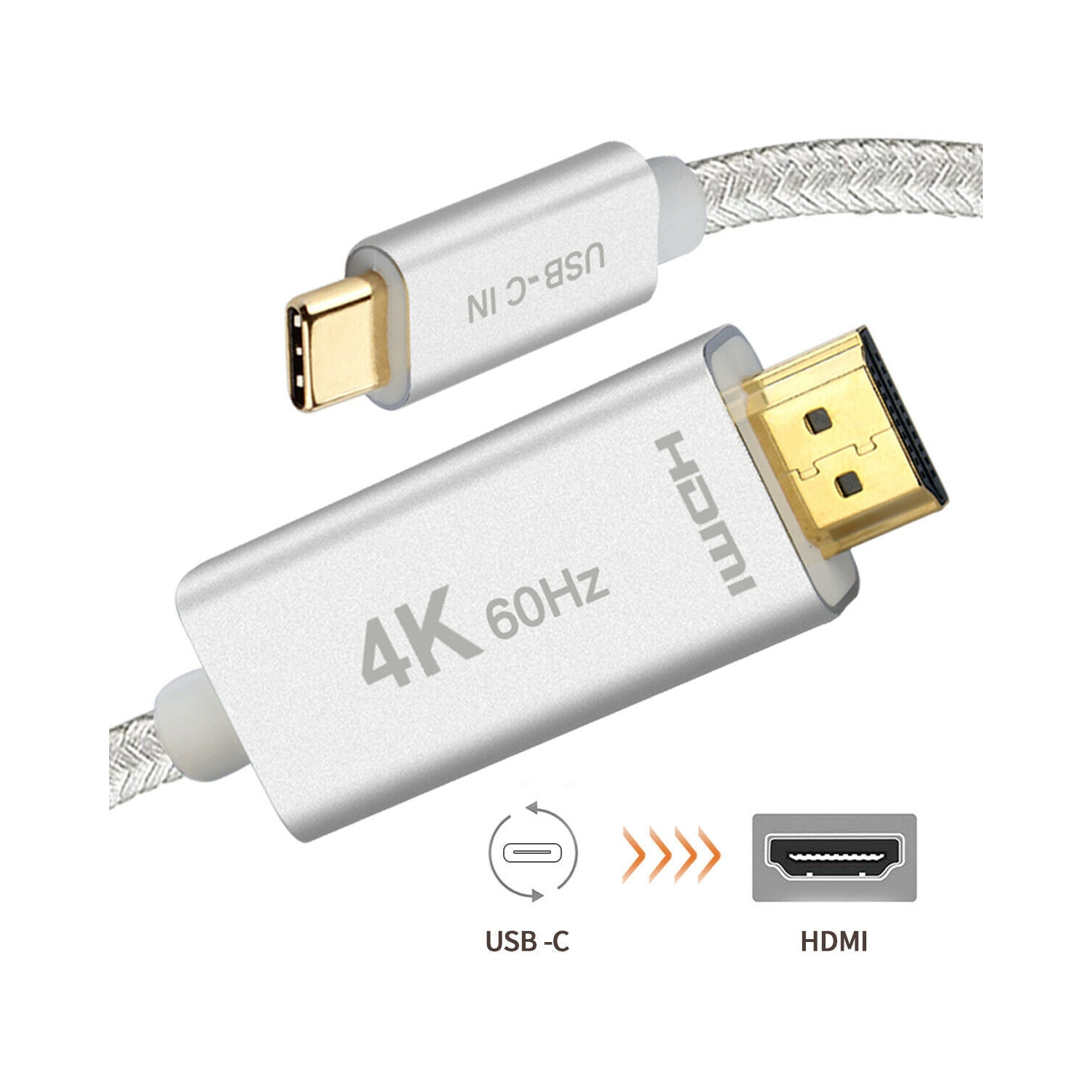 USB Type-C to 4K HDMI Adapter for MacBook Pro 13" A2289 / A2251 2020