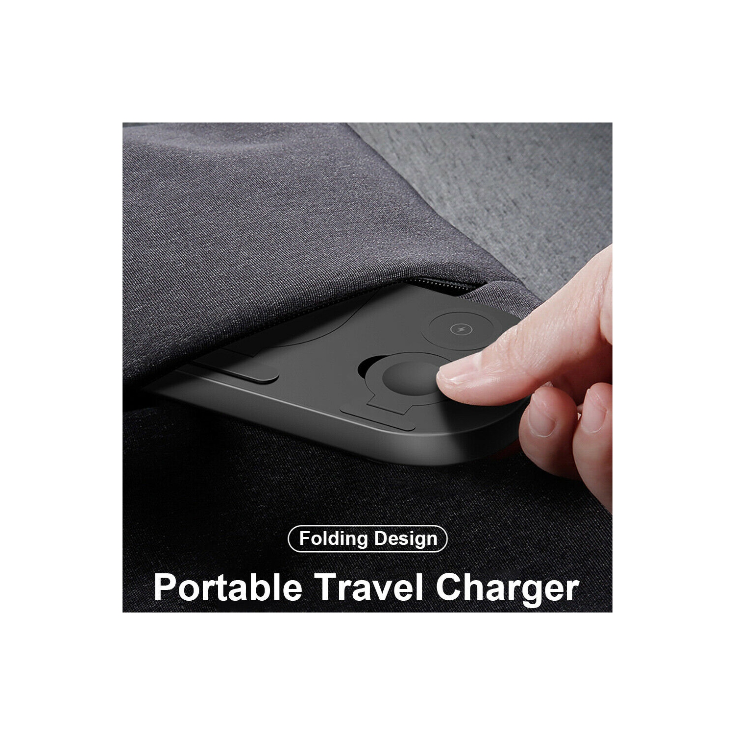 3 IN 1 Wireless Charging Station Qi 15W for iPhone 12/11/Xs/XR/8,iWatch SE/6/5/4