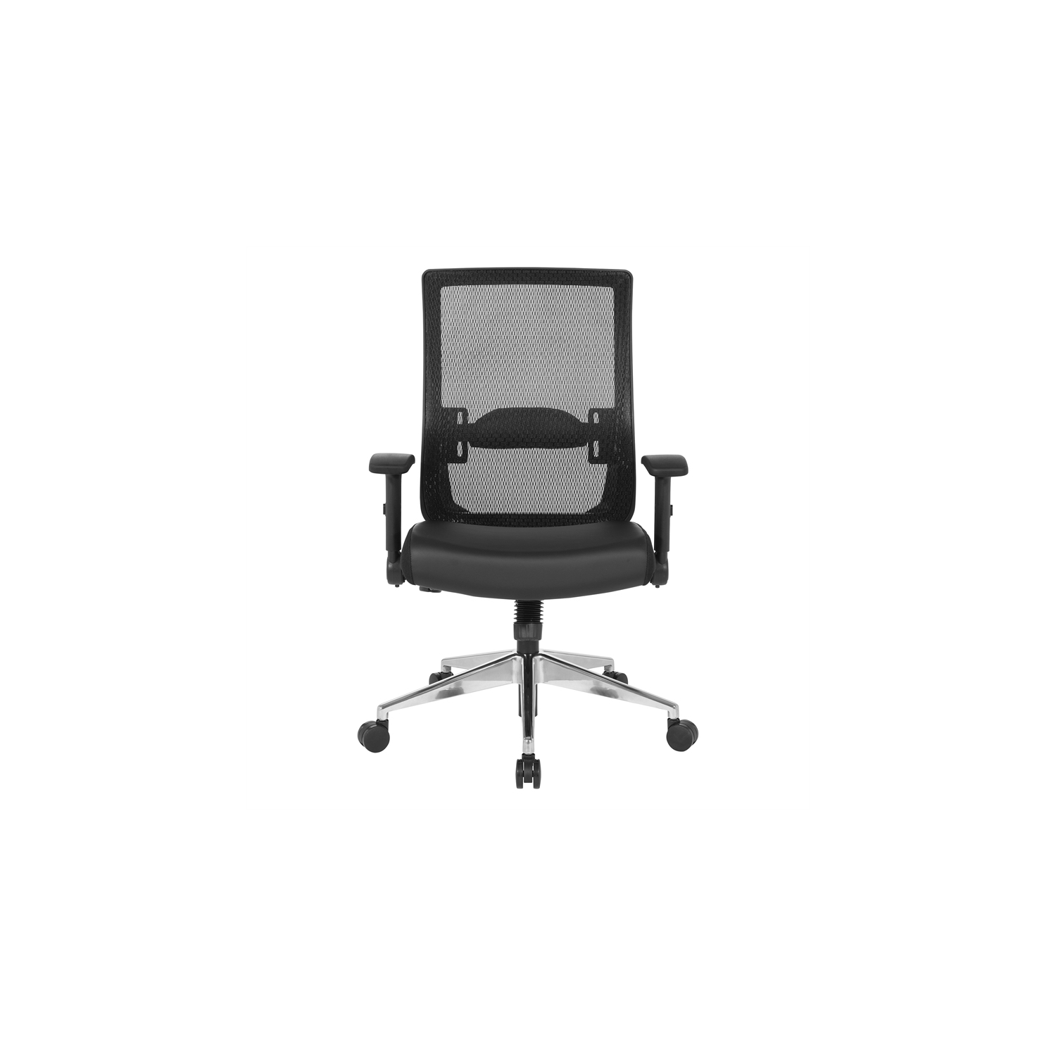 Black Matrix Back Manager's Office Chair with Black Bonded Leather Seat