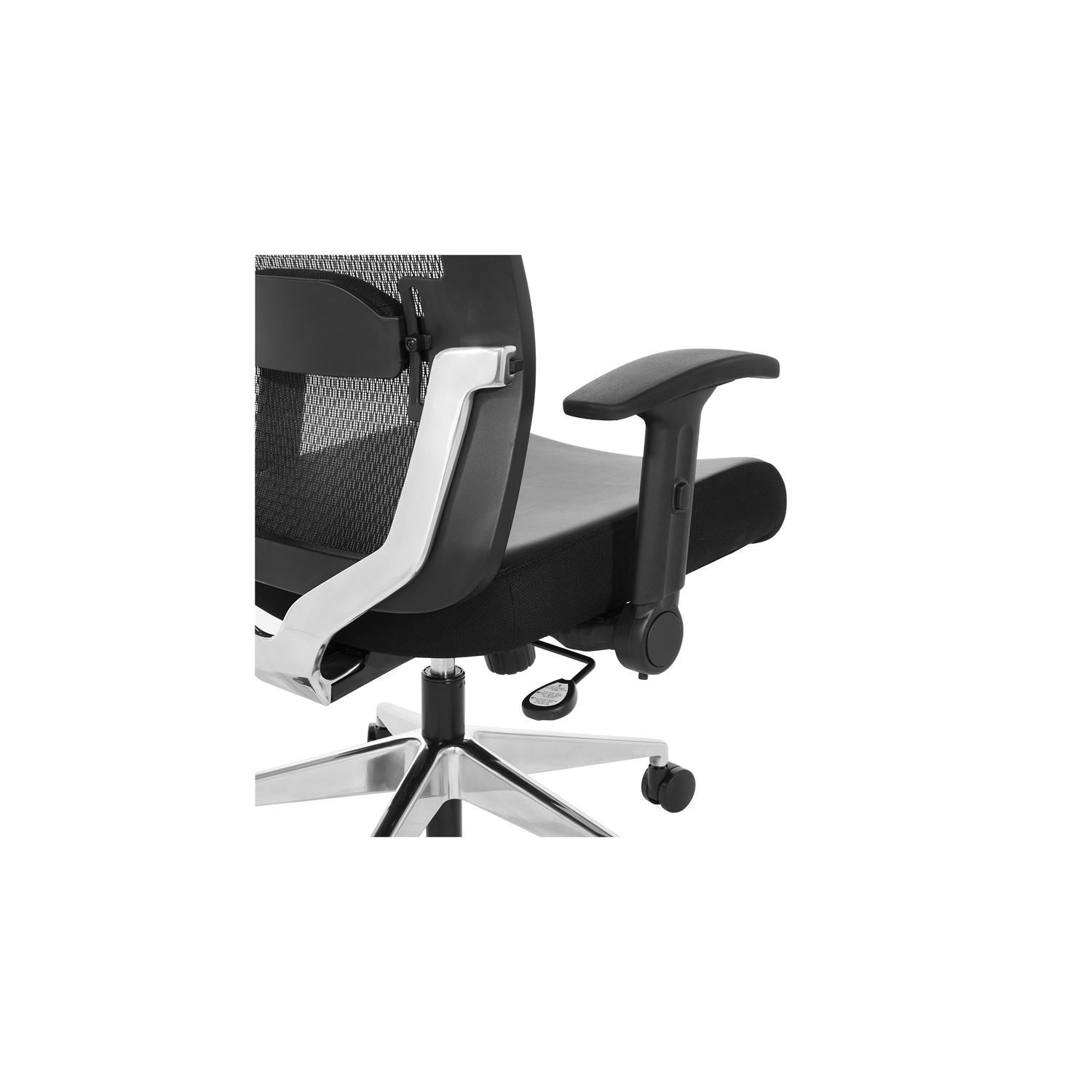 Black Matrix Back Manager's Office Chair with Black Bonded Leather Seat
