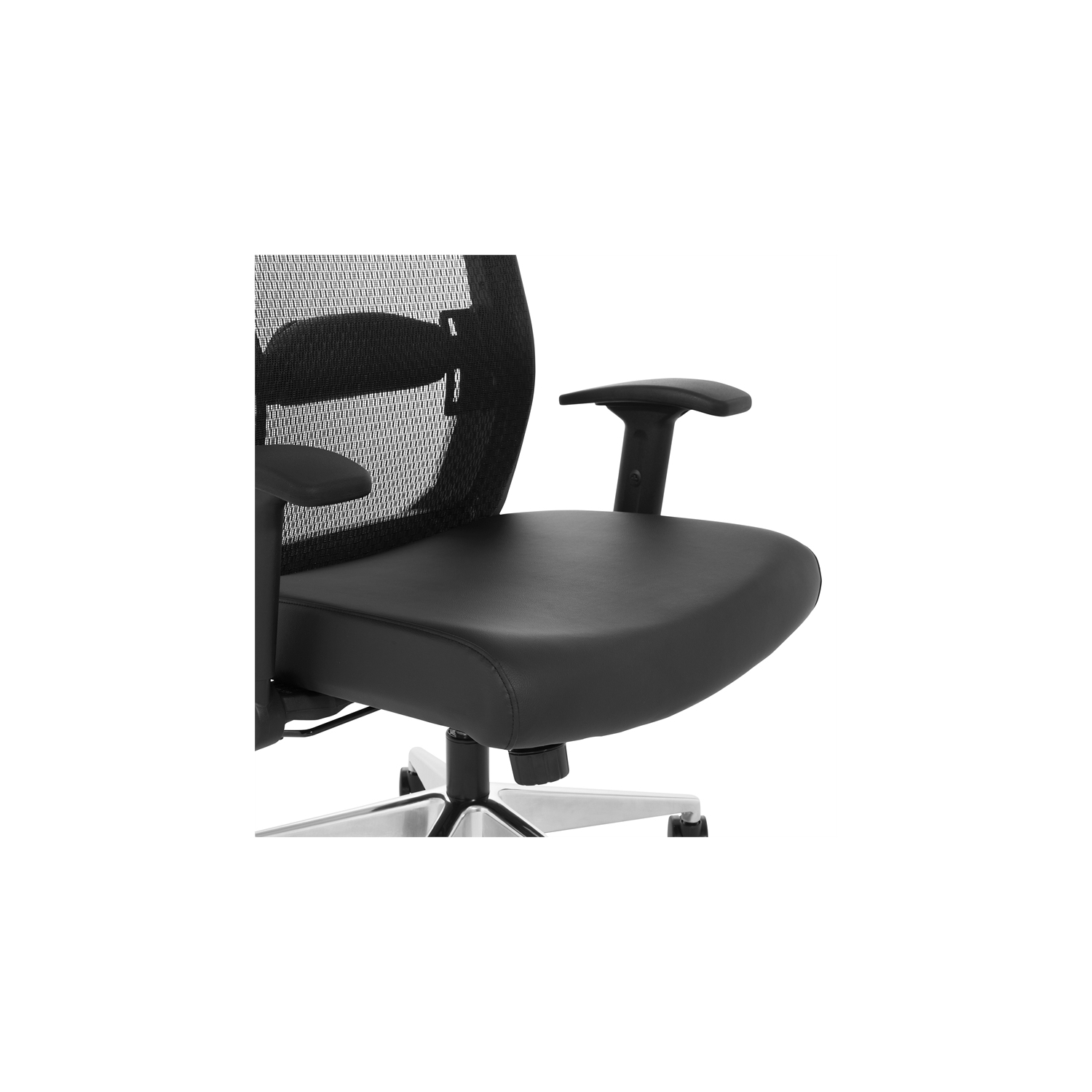 Black Matrix Back Manager's Office Chair with Dillon Black Fabric Seat