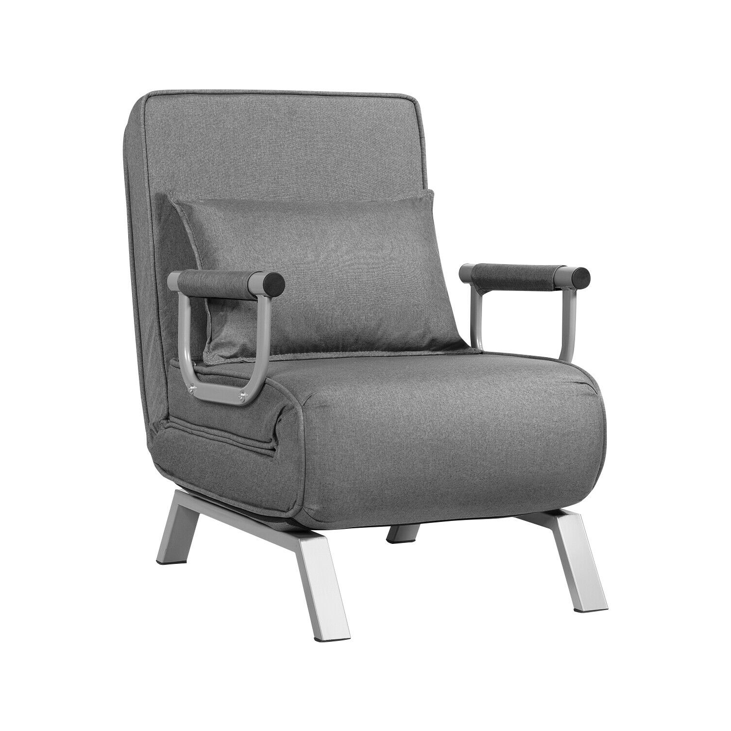 Canapé-lit convertible pliable à 5 positions avec oreiller