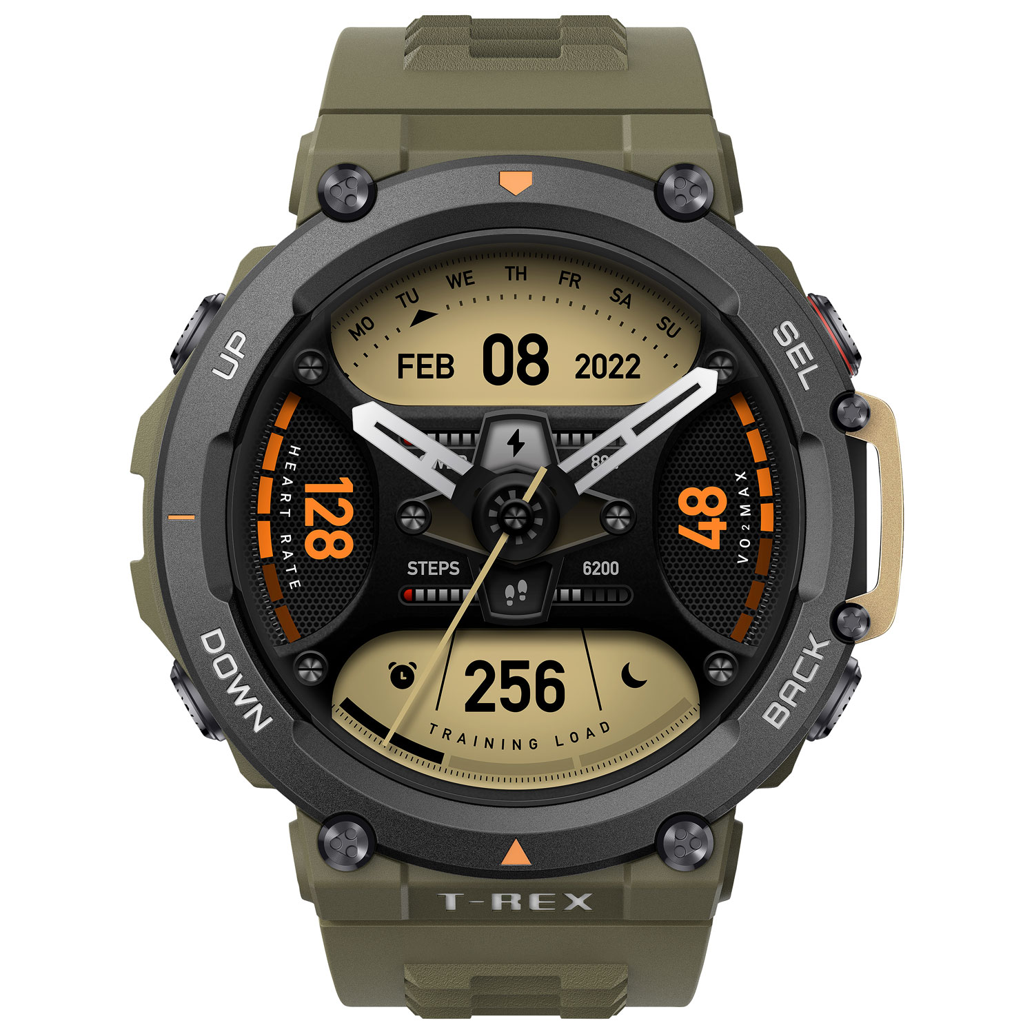 Amazfit T-Rex 2 Smartwatch with Heart Rate Monitor - Green