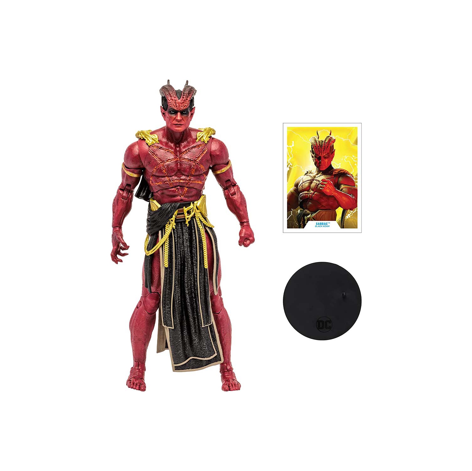 DC Multiverse Movie 10 Inch Action Figure Black Adam Mega - Sabbac