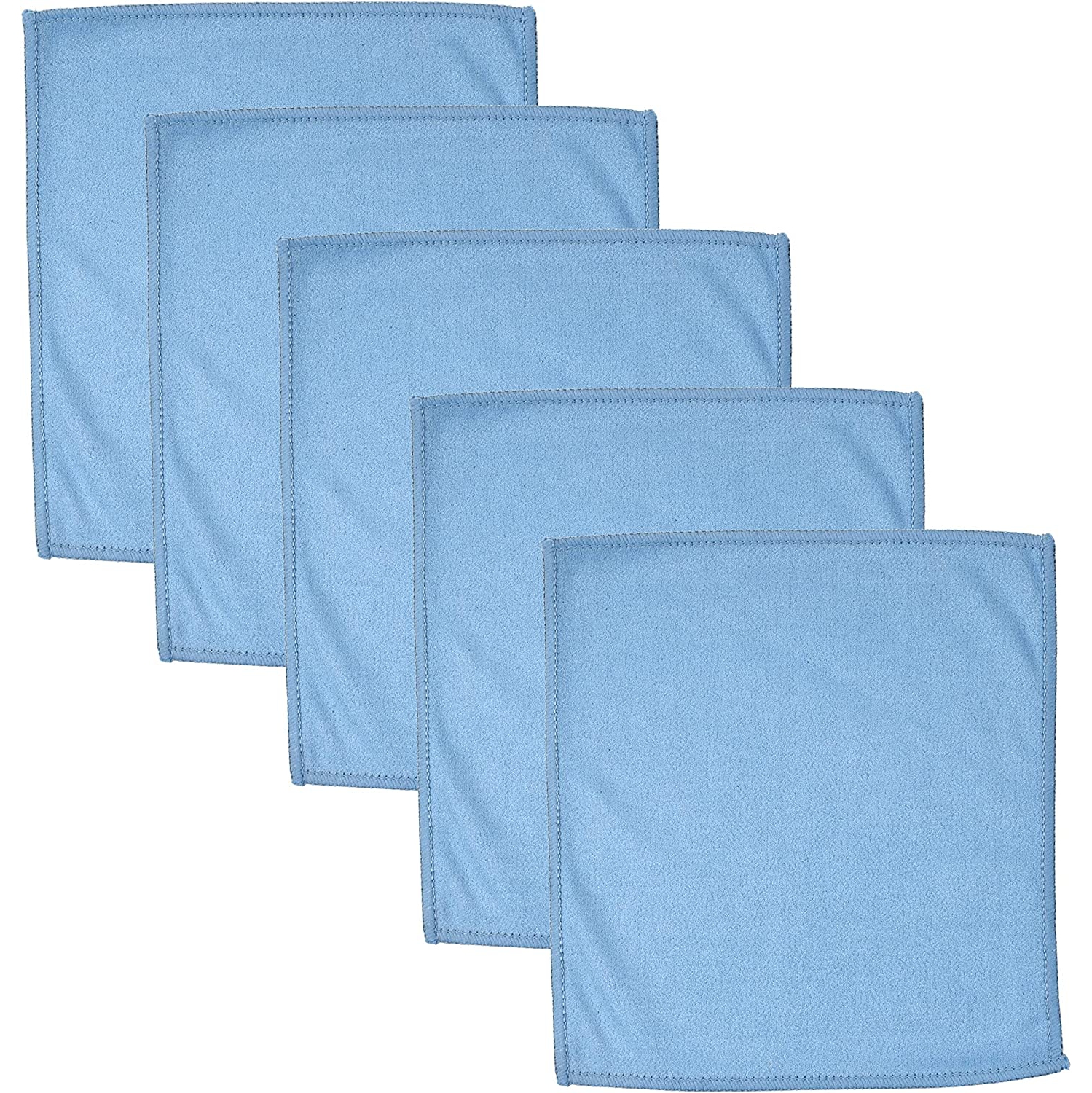 Kare & Kind 5X Microfiber Cleaning Cloths - Double-Sided - for Cleaning Glasses, Eyeglasses, Camera Lens, iPad, Tablet, Smartphone, Laptop, Computer,