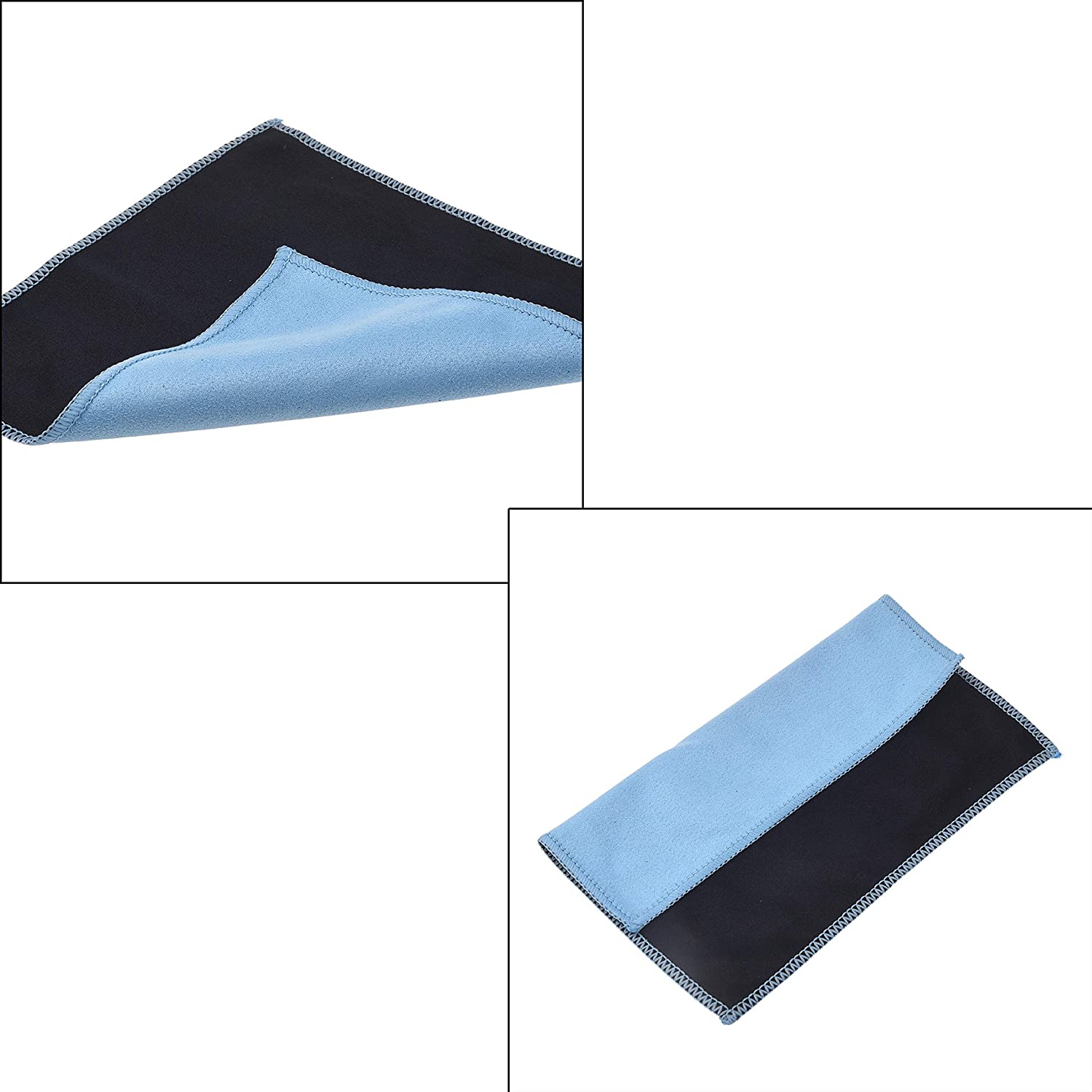 Kare & Kind 5X Microfiber Cleaning Cloths - Double-Sided - for Cleaning Glasses, Eyeglasses, Camera Lens, iPad, Tablet, Smartphone, Laptop, Computer,