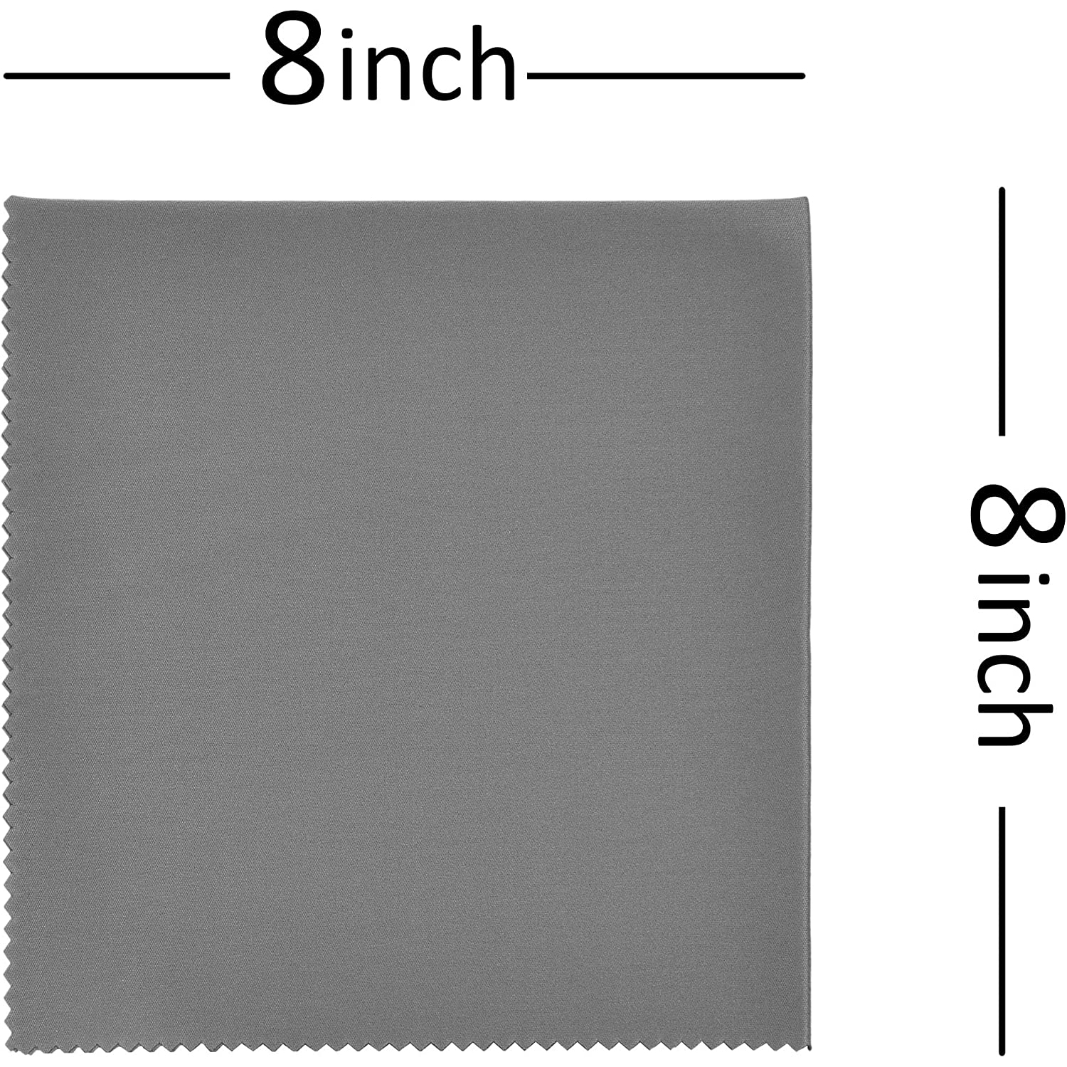 Dolaer Kare & Kind 5X Microfiber Cleaning Cloths - 8 x 8 inches - for Cleaning Glasses, Eyeglasses, Camera Lens, iPad, Tablet, Smartphone, Laptop,