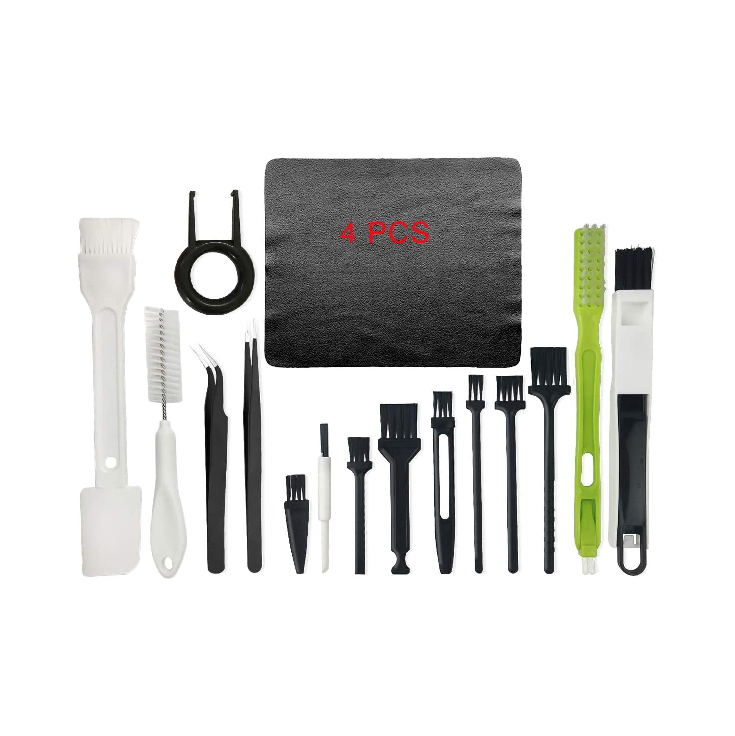 Kit de nettoyage pour ordinateur Dolaer, brosses multi-usage 19 en 1, brosses antistatiques, pour imprimante, lecteur d'auto