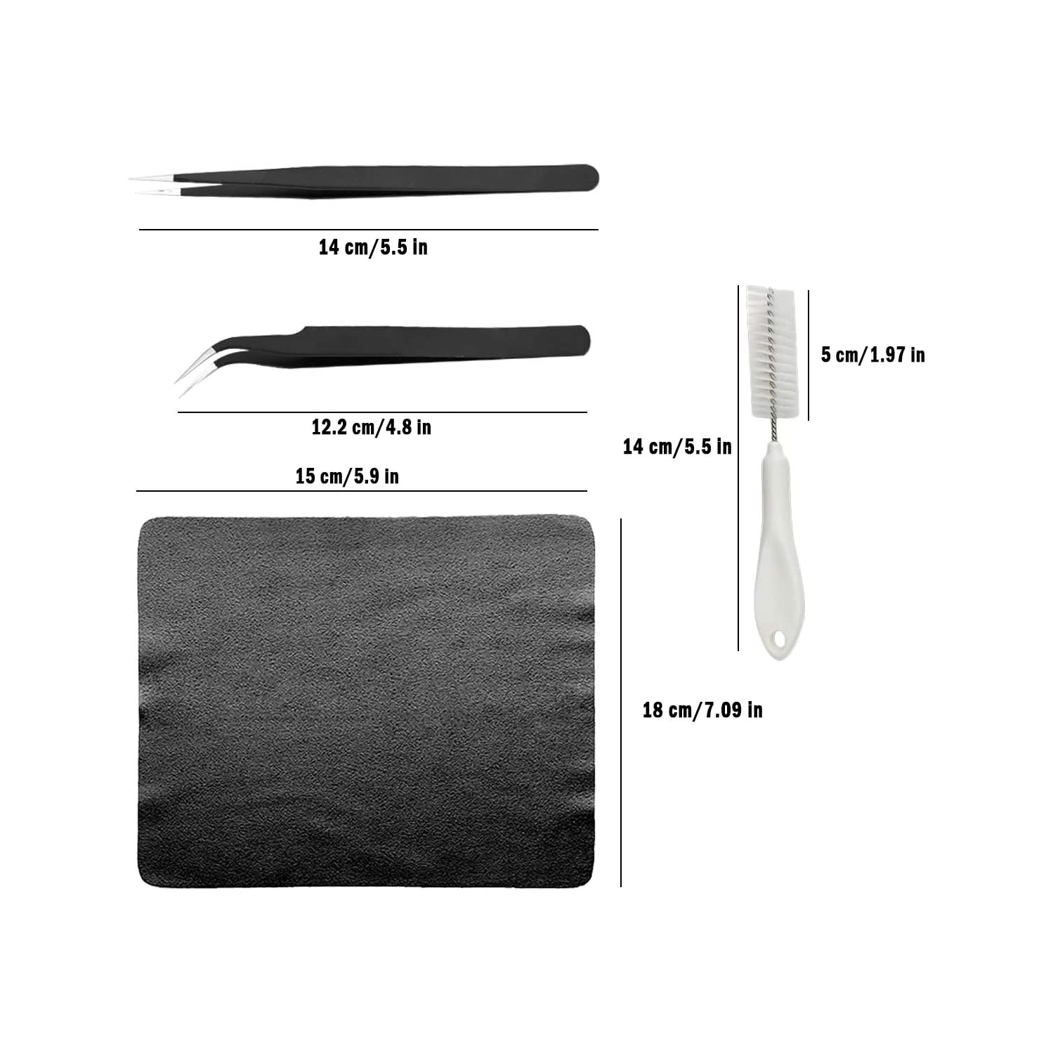 Kit de nettoyage pour ordinateur Dolaer, brosses multi-usage 19 en 1, brosses antistatiques, pour imprimante, lecteur d'auto