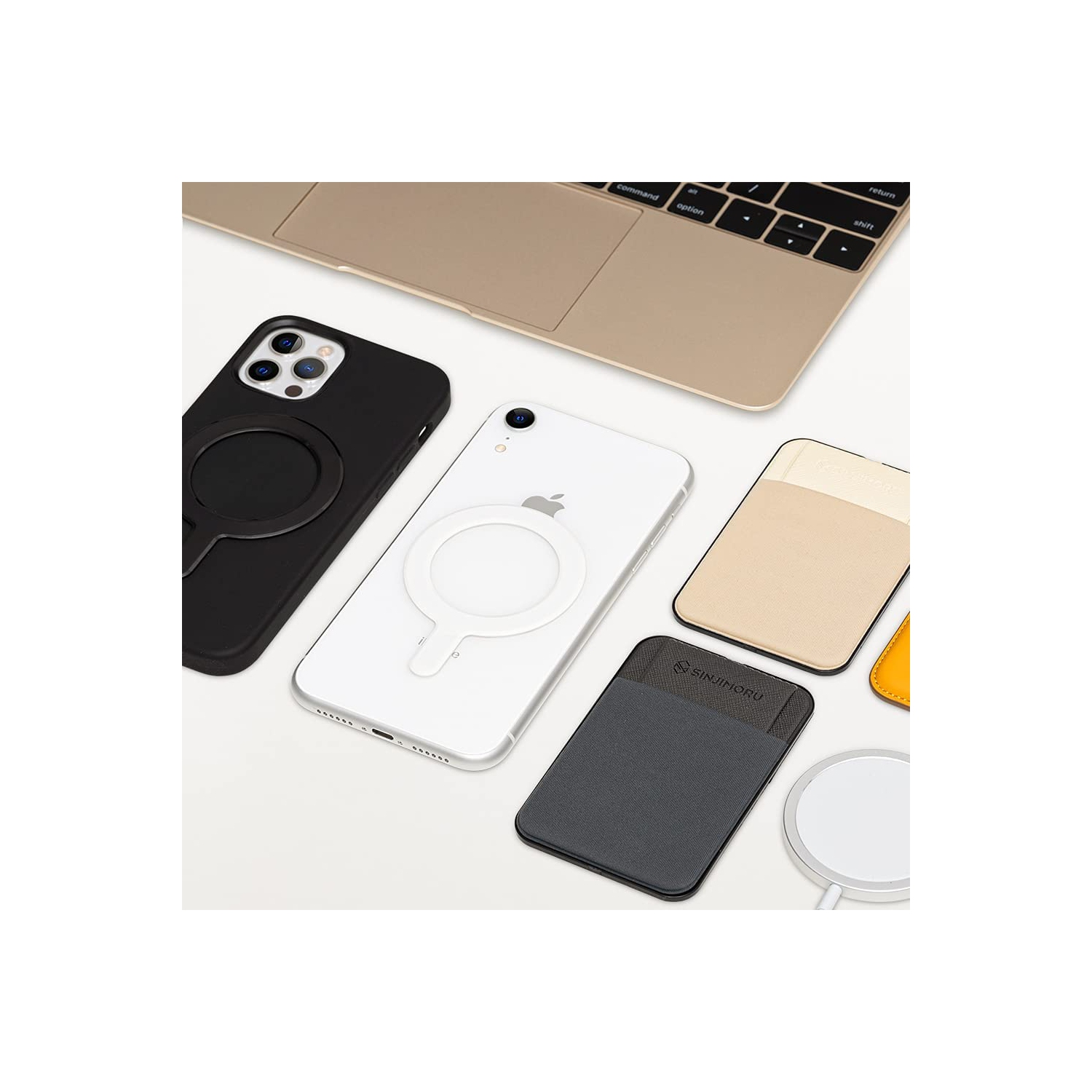 Magnetic Sticker for All Smartphones & iPhone Series, Strong Magnet Stickers for iPhone 13 Series Compatible with MagSafe Accessories and Qi Wireless