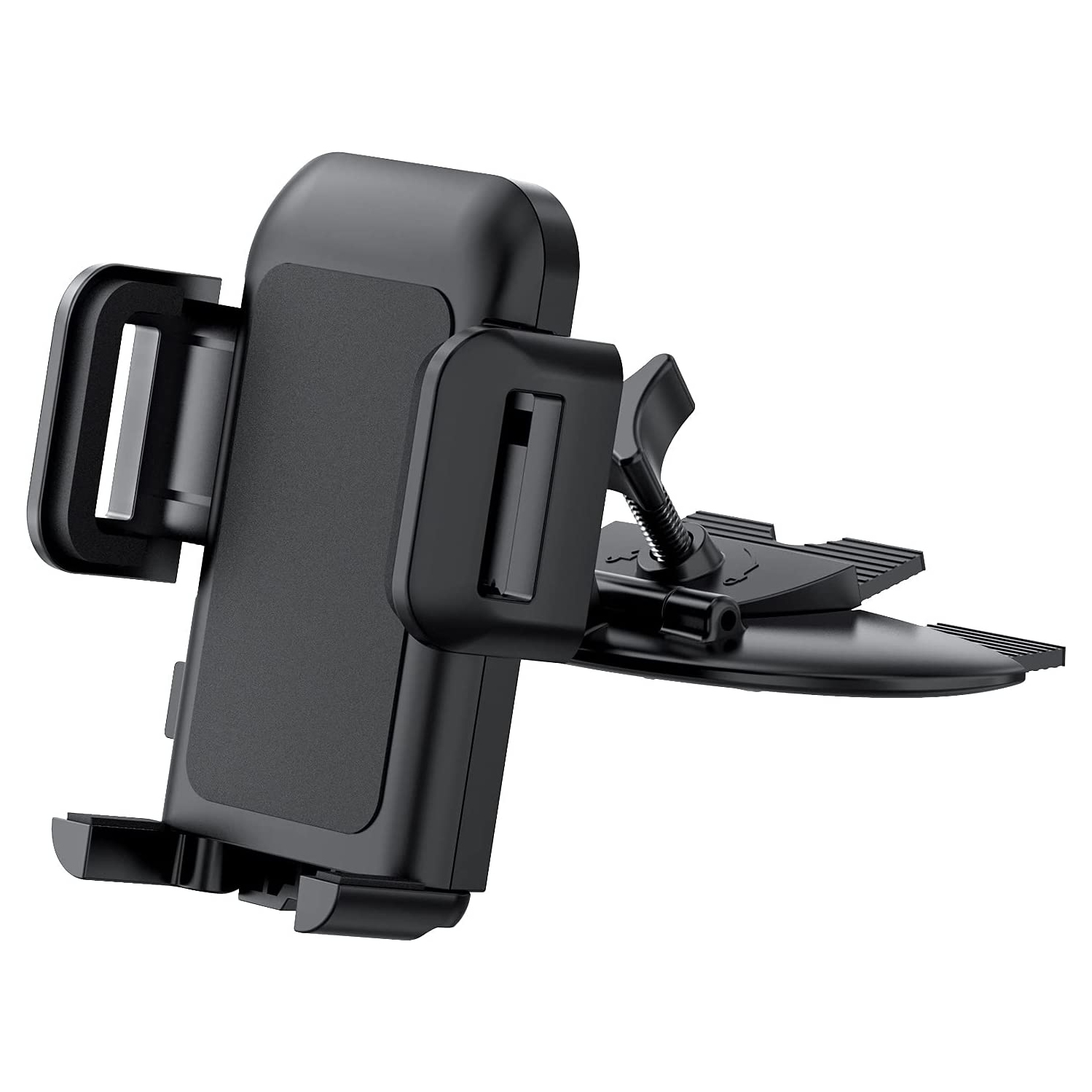 Cell Phone Holder for Car, CD Slot Car Phone Mount, One Button Release Easy Installation CD Player Car Phone Holder Mount Compatible with iPhone 13