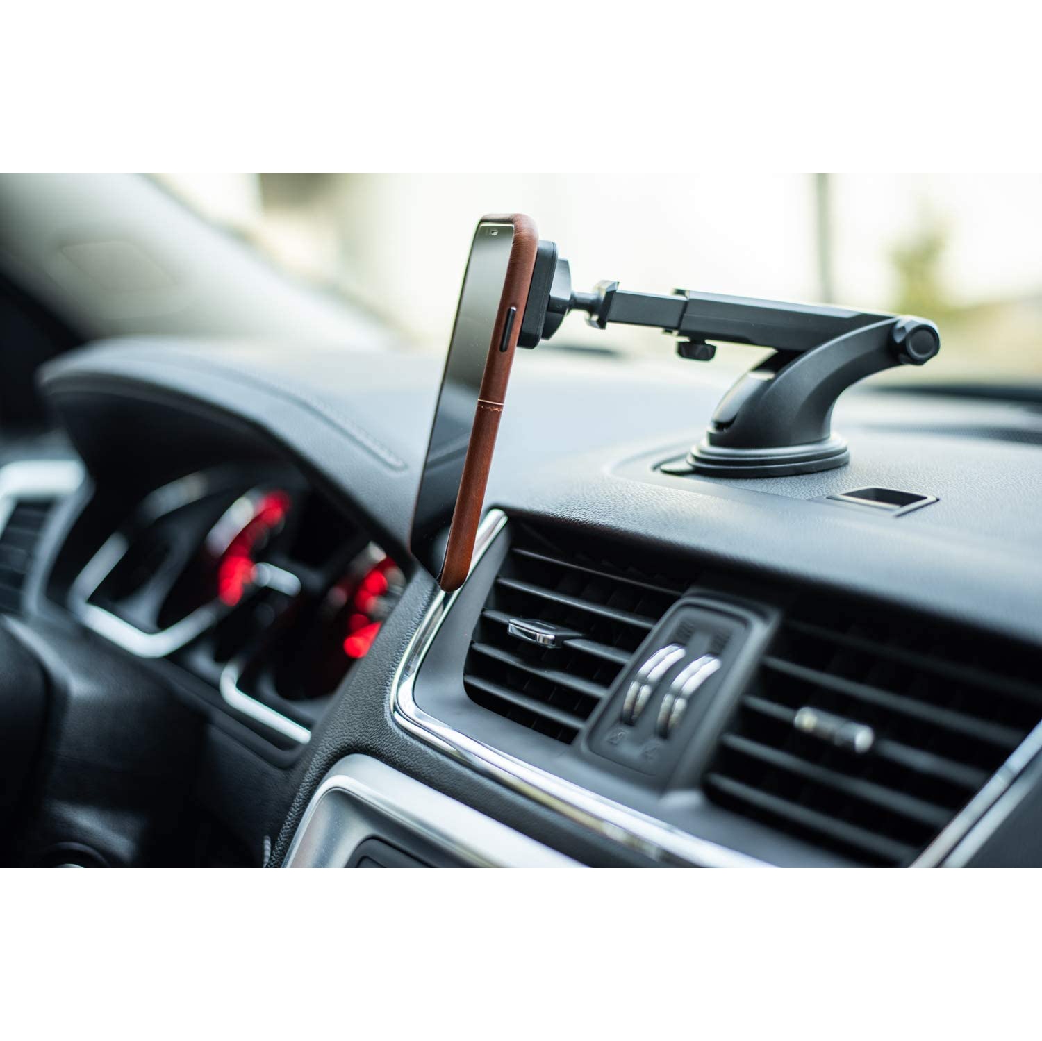DashPro Magno Mount 3.0 Series: Magnetic Car Mount for Dash with Suction Base, Magnet Head, and Long Range Adjustable Extension Arm