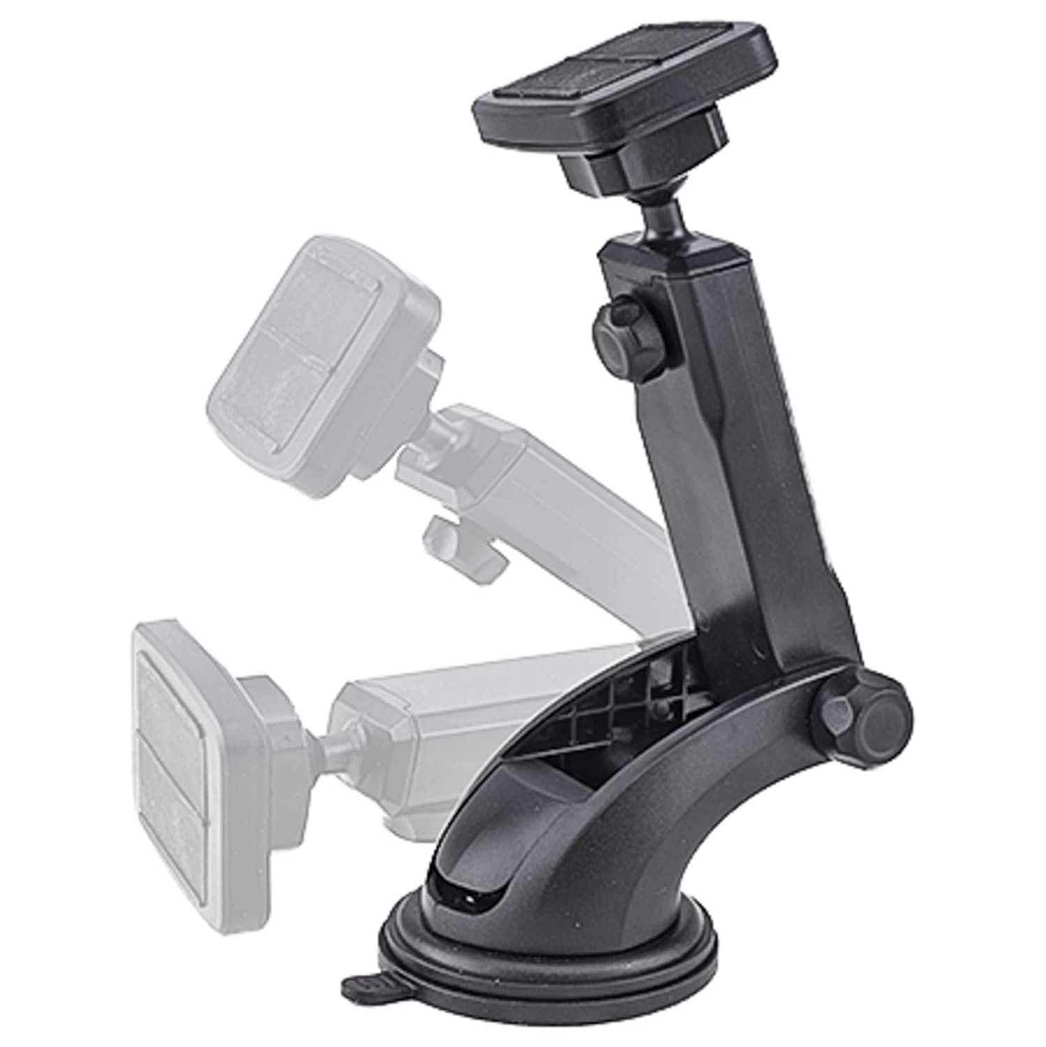 DashPro Magno Mount 3.0 Series: Magnetic Car Mount for Dash with Suction Base, Magnet Head, and Long Range Adjustable Extension Arm