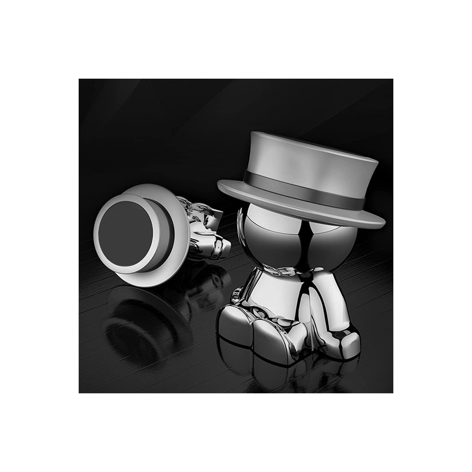 Cell Phone Holder for Car,Hat Mobile Phone Car Holder Mount with Universal Stick-on Magnetic Smartphone Car Holder Devices Dashboard Ornaments for