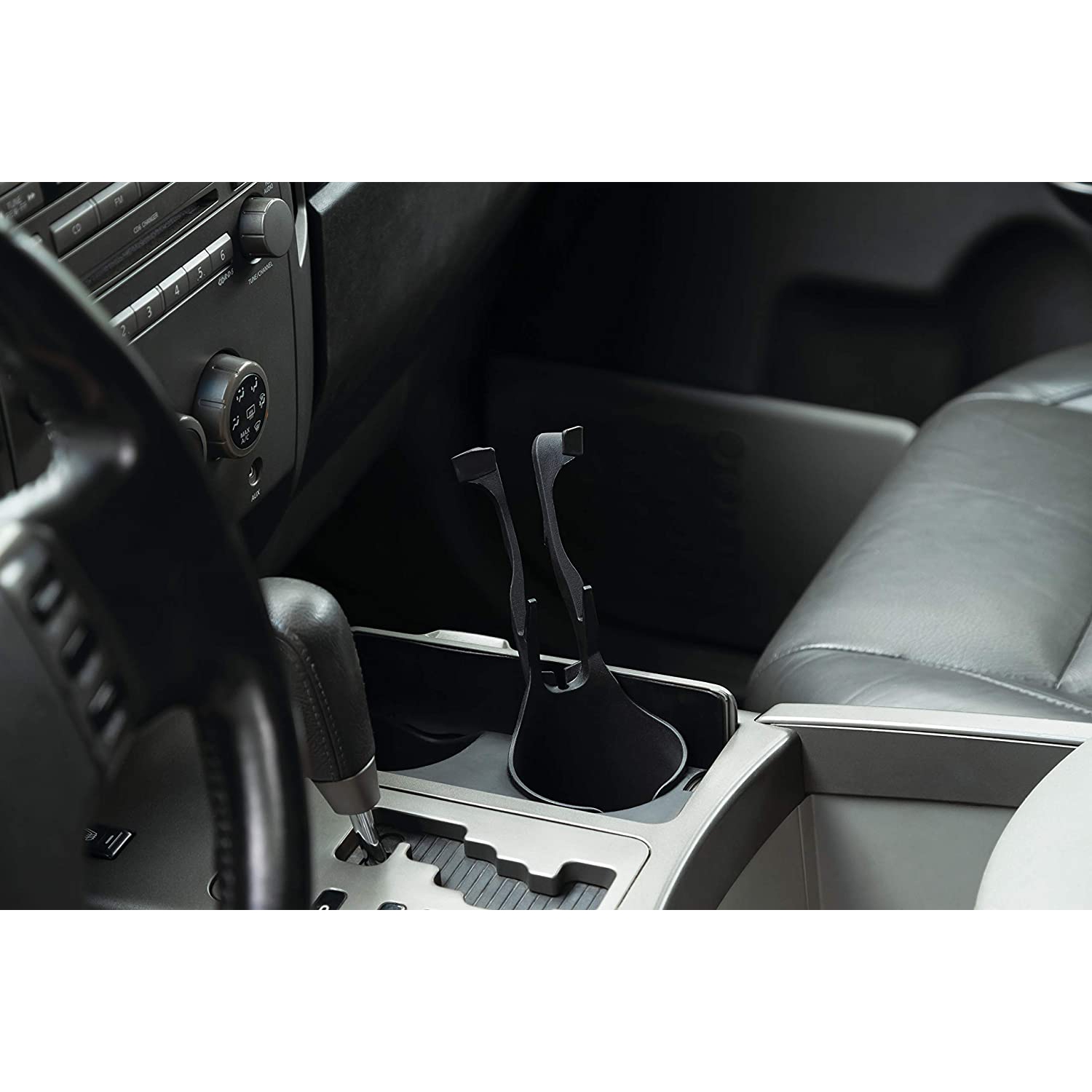 6474 Free-Flex Cup and Cell Phone Device Holder: Mounts in Cars, Trucks, Vans, UTVs with Flexible Arms Securing Various Phones/Cases, Black