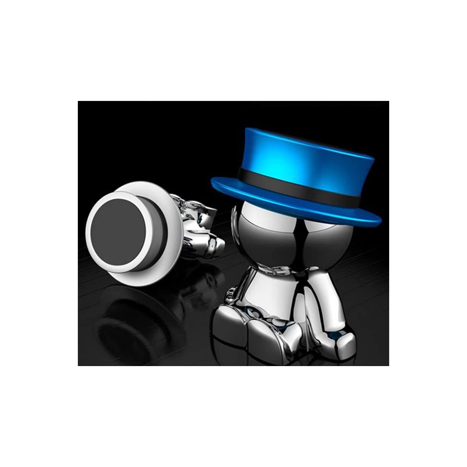 Cell Phone Holder for Car,Hat Mobile Phone Car Holder Mount with Universal Stick-on Magnetic Smartphone Car Holder Devices Dashboard Ornaments for