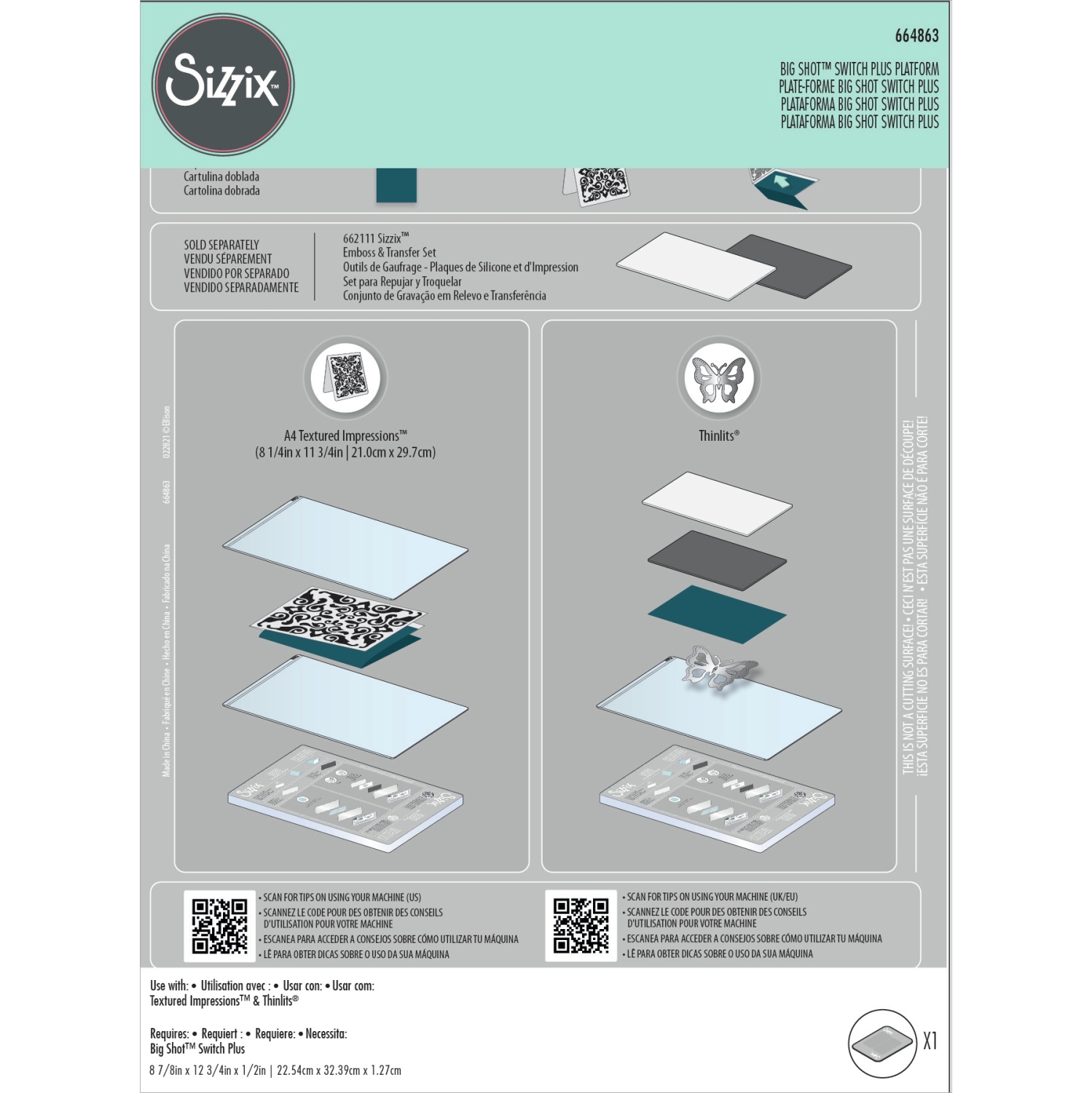 Sizzix Big Shot Switch Plus Standard Platform- | Best Buy Canada