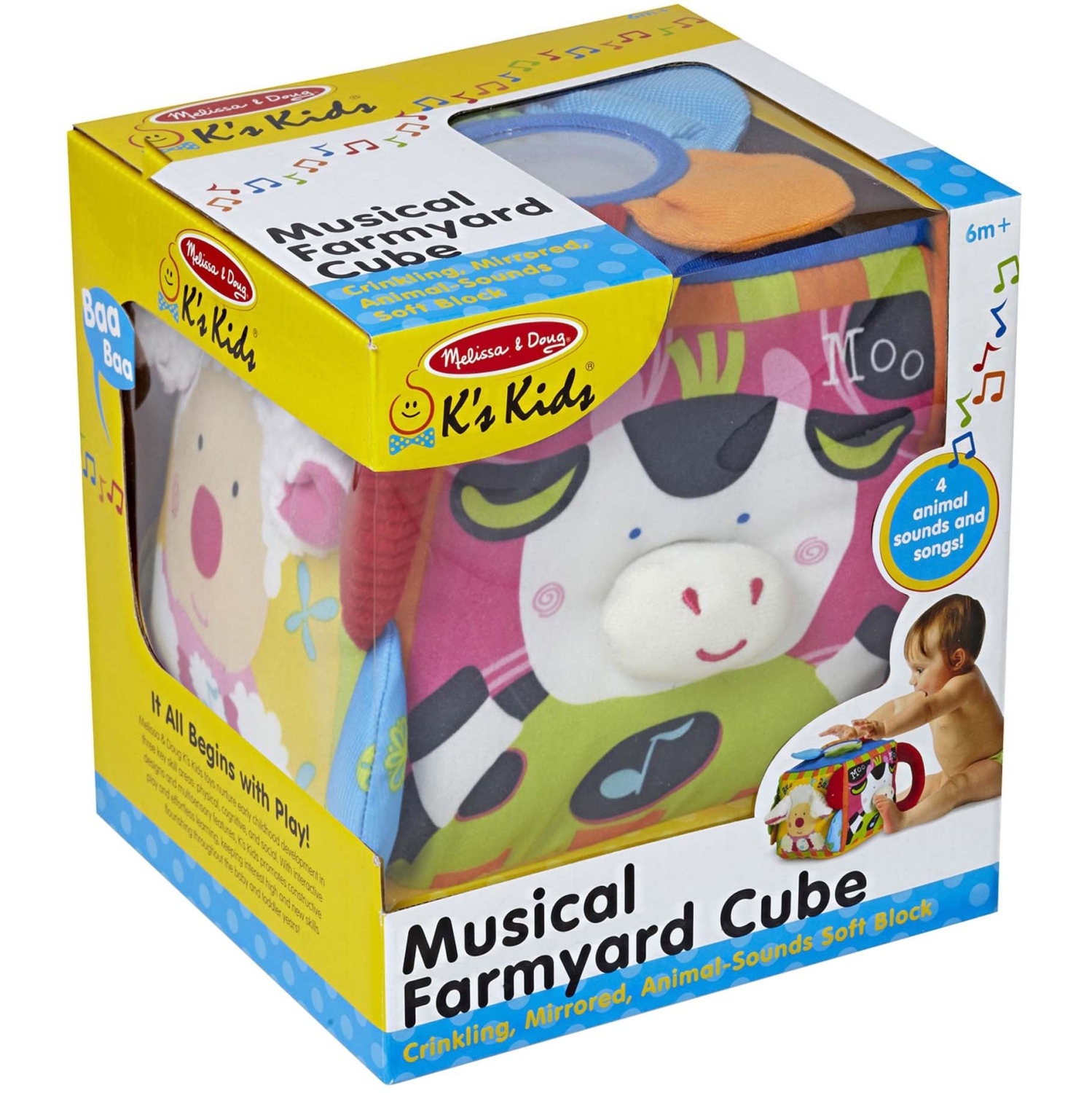 Cube musical de ferme de Melissa & Doug