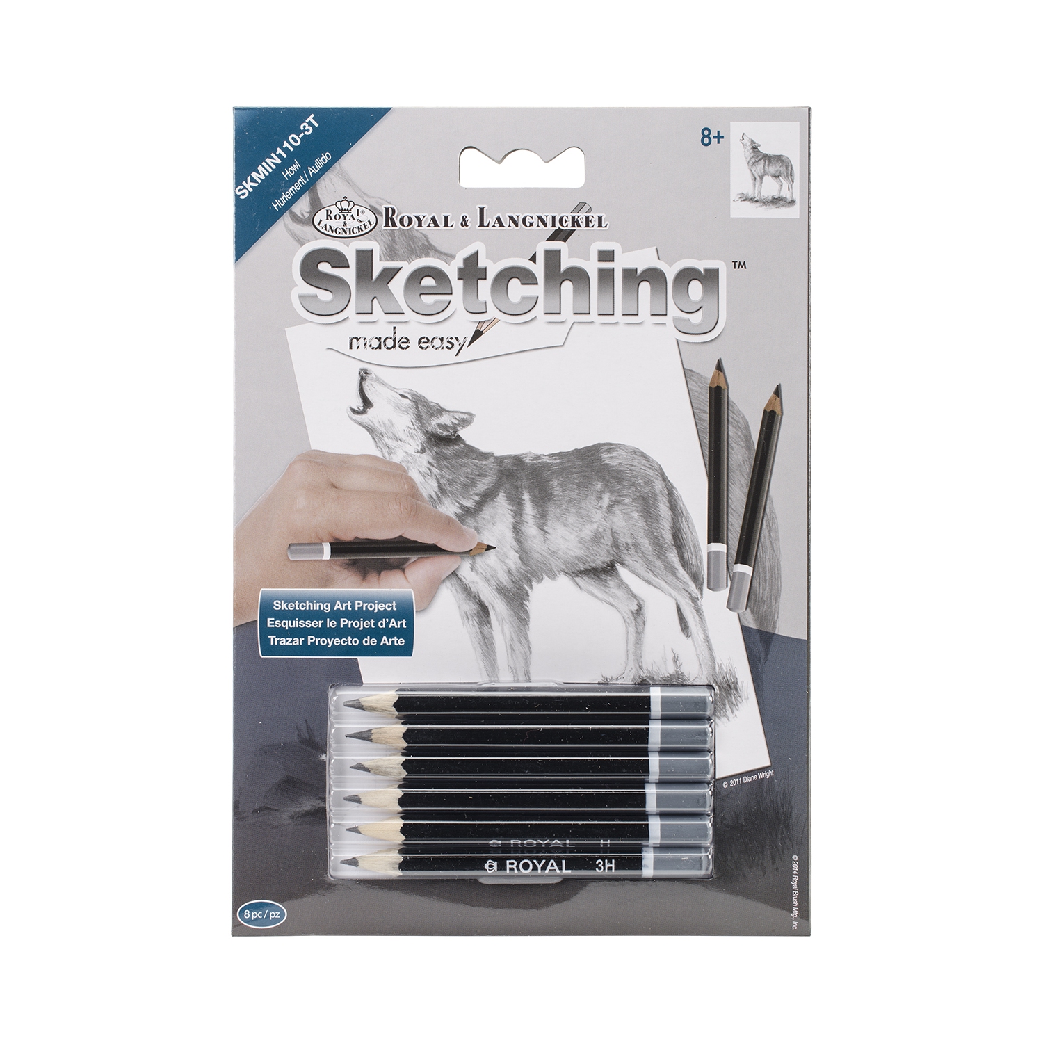 Royal & Langnickel(R) – Trousse de croquis facile de 5 x 7&nbsp;po – Hagoule