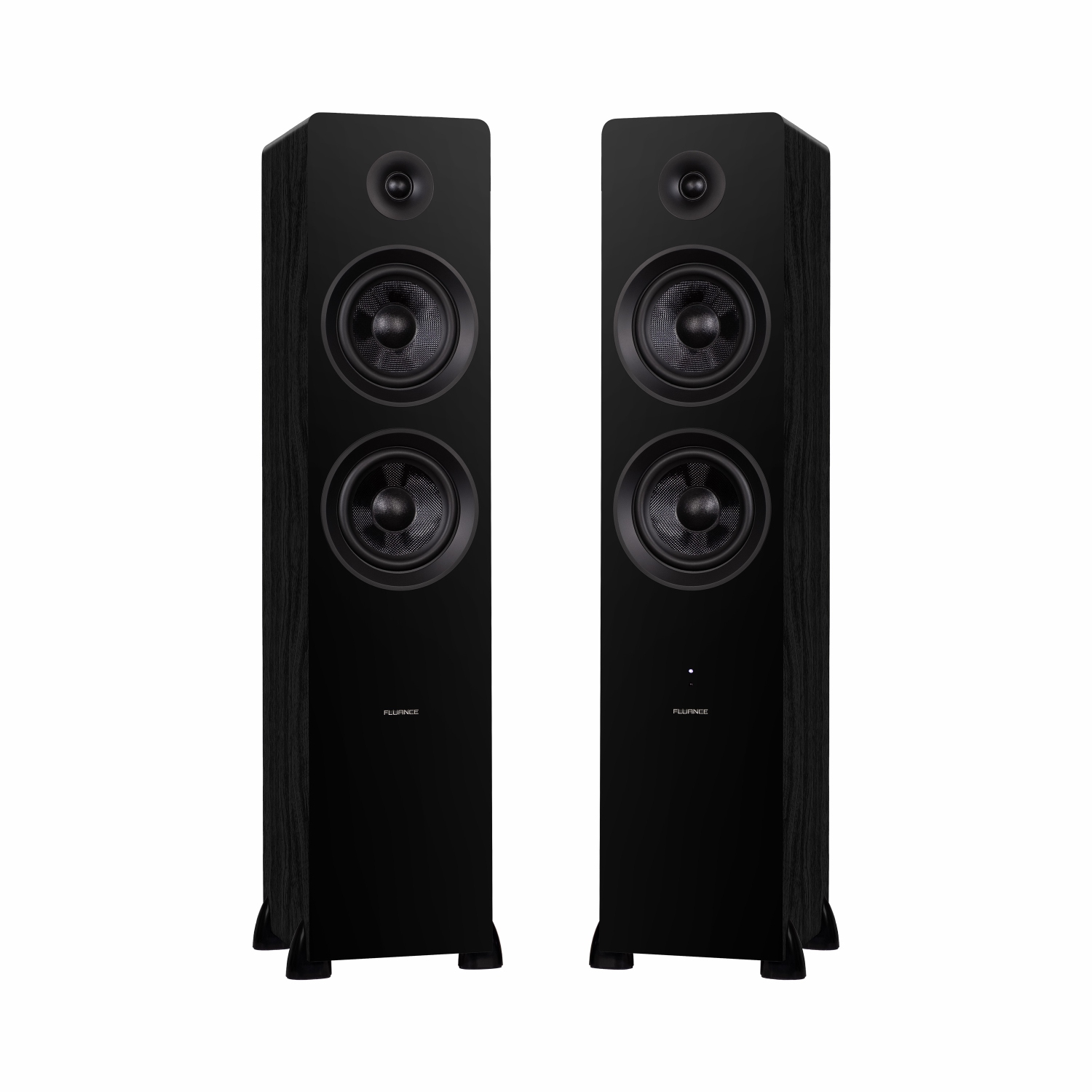 Tourne-disque haute fidélité RT84 Reference de Fluance, préamplificateur phono PA10 et haut-parleurs colonne amplifiés Ai81 Elite