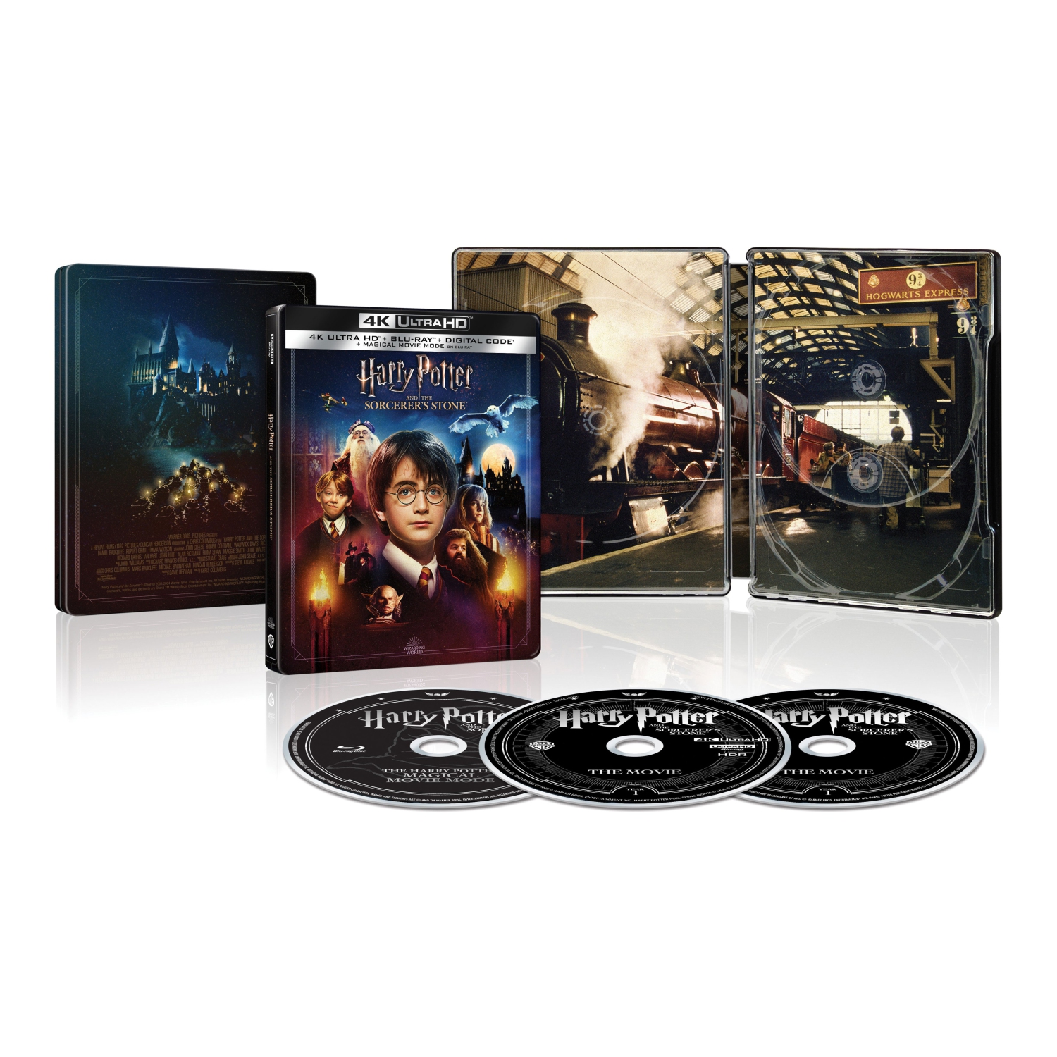 Harry Potter and the Sorcerer’s Stone [SteelBook] [Blu-ray/Blu-ray Ultra HD 4K] [Exclusivité Best Buy]