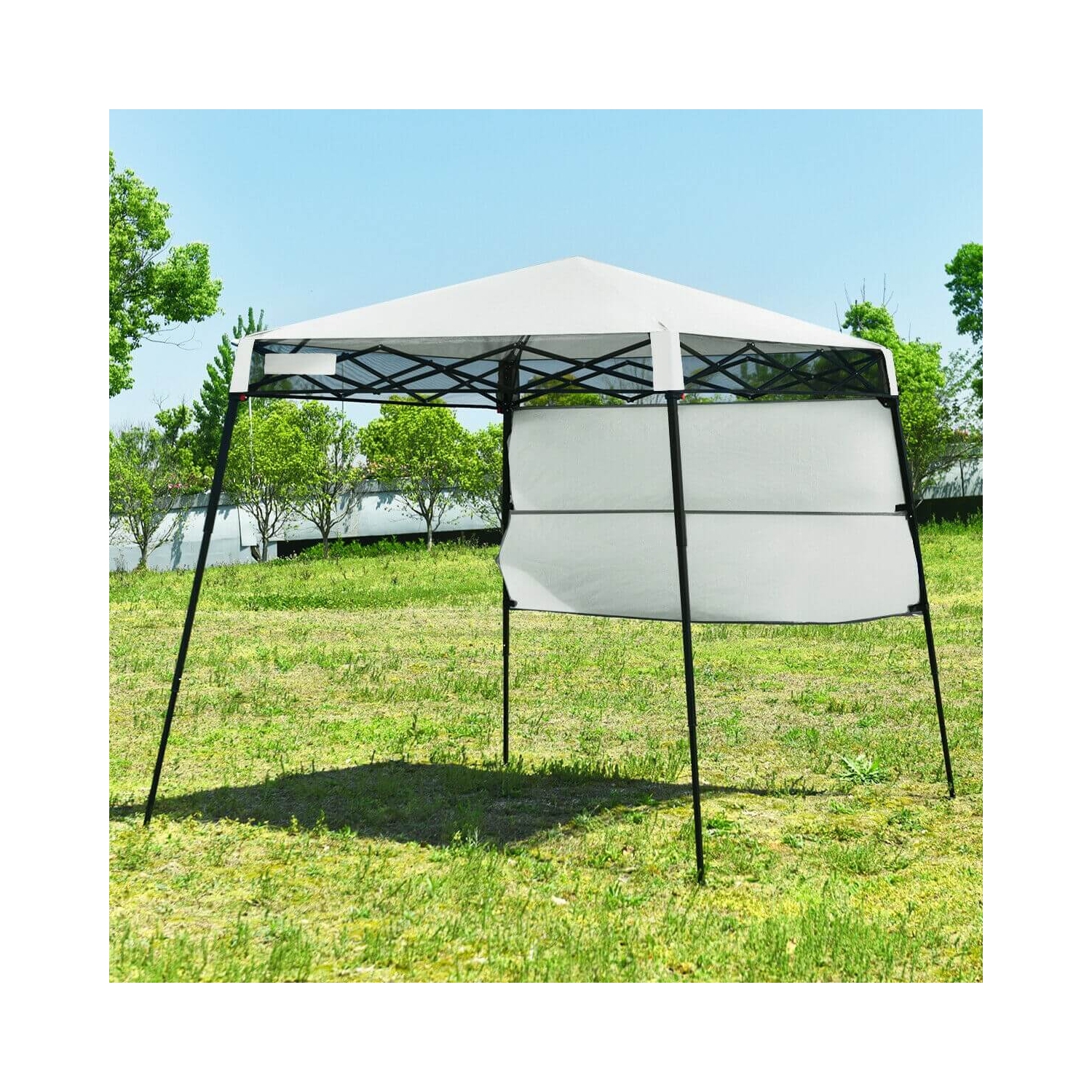 Pop-up Canopy Tent with Carry Bag and 4 Stakes