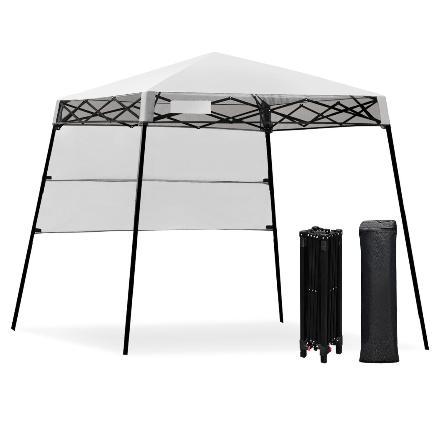 Pop-up Canopy Tent with Carry Bag and 4 Stakes