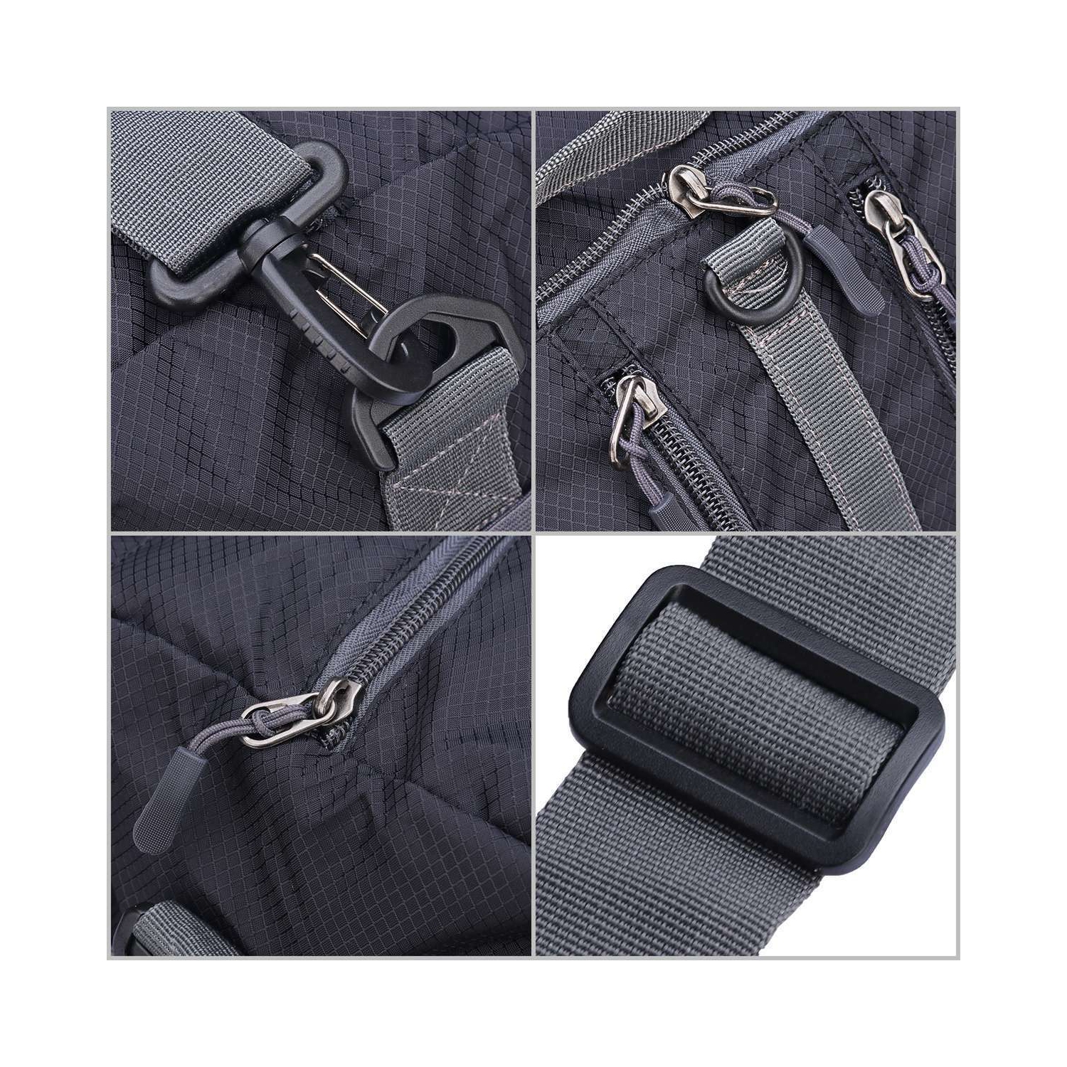 Water & Tear Resistant 40L Foldable Packable Travel Weekender Duffle Bag CA