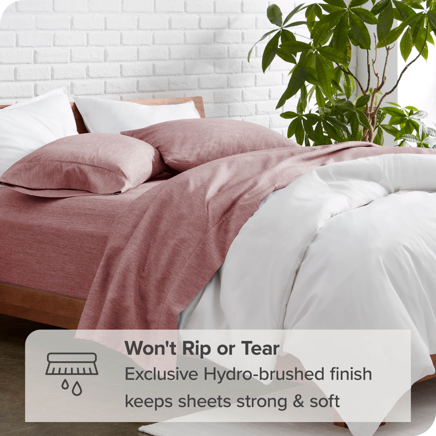 Bare Home Sheet Set - Premium 1800 Ultra-Soft Microfiber - Double Brushed - Hypoallergenic - Wrinkle Resistant
