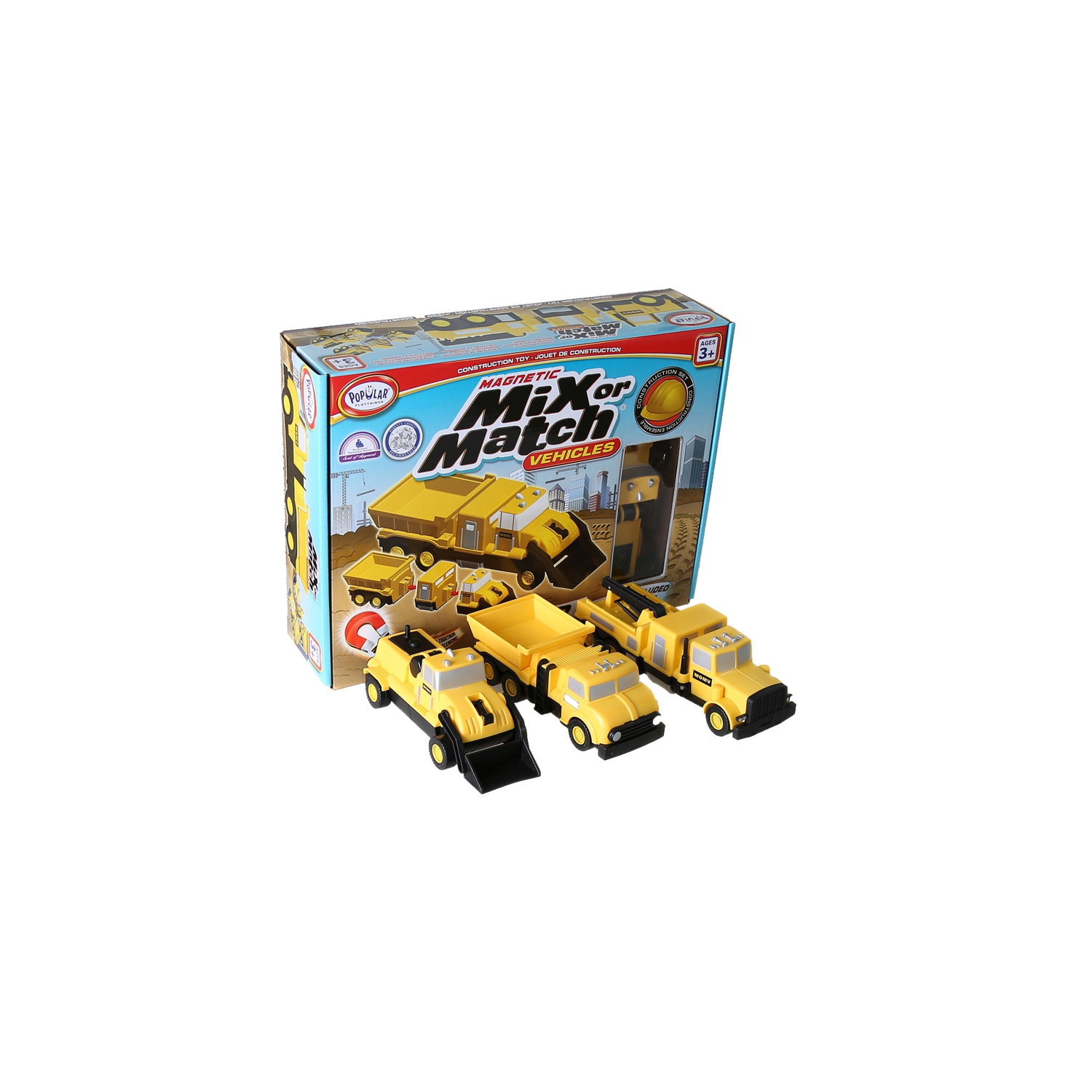 Magnetic Mix or Match® Vehicles, Construction