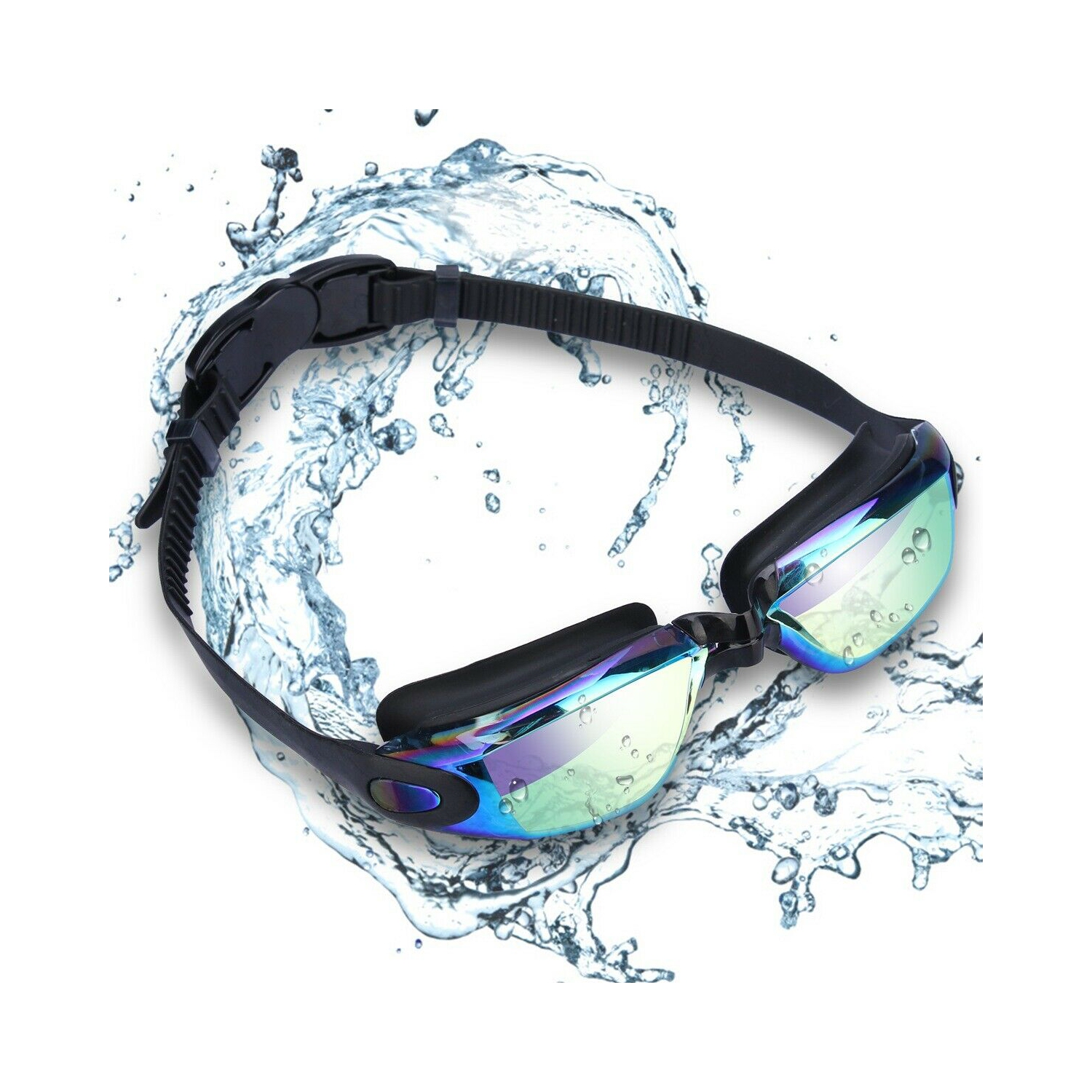 Lunettes de natation Triathlon antibuée et protection UV pour hommes adultes femmes jeunes CA