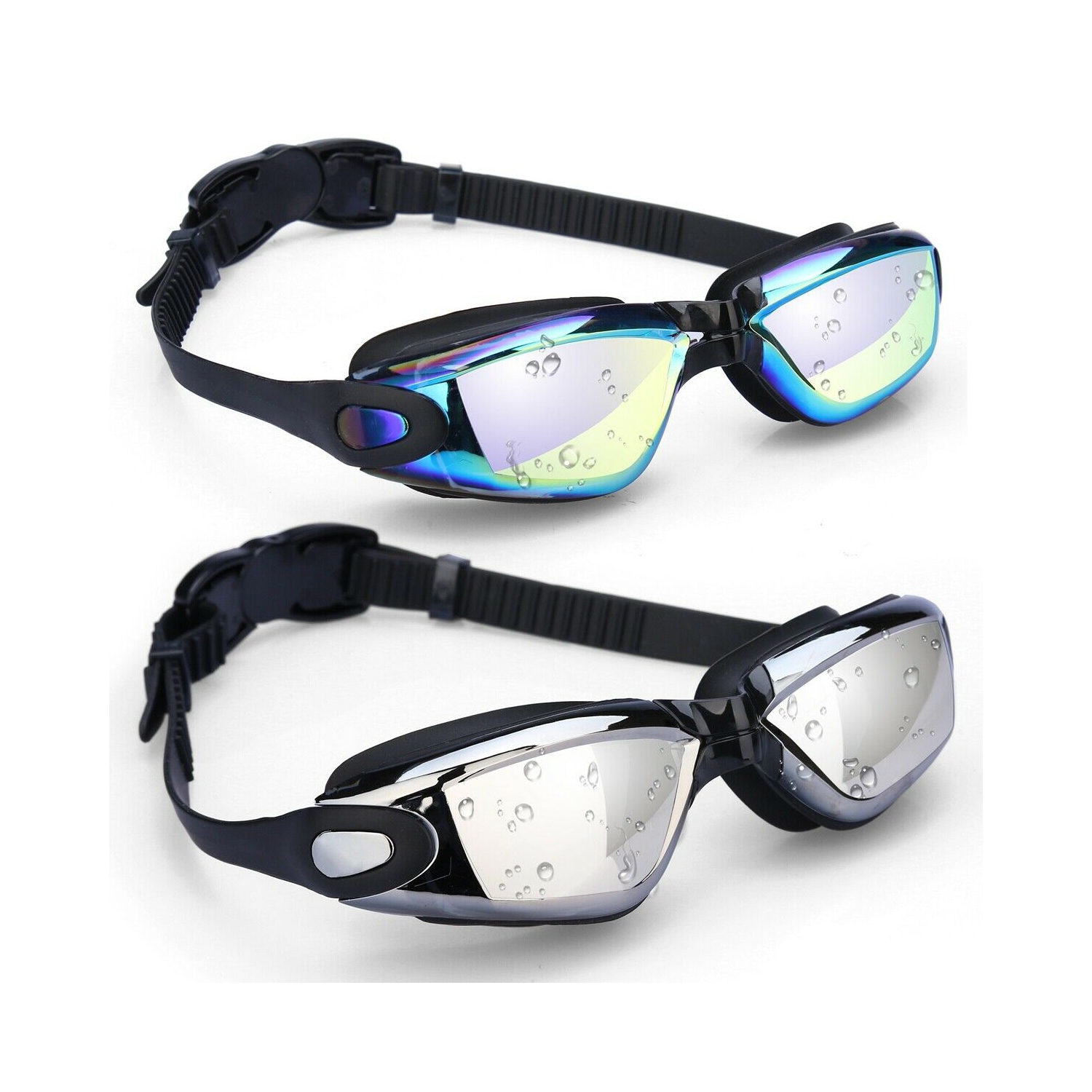 Lunettes de natation Triathlon antibuée et protection UV pour hommes adultes femmes jeunes CA