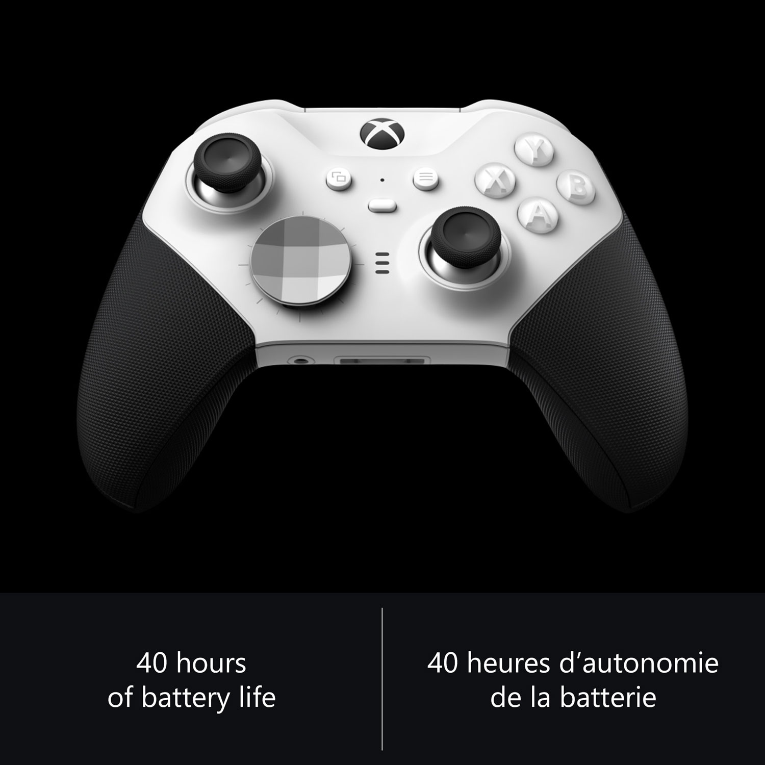 Manette sans fil Xbox Elite Series 2 Core pour Xbox Series X|S/Xbox One - Blanc