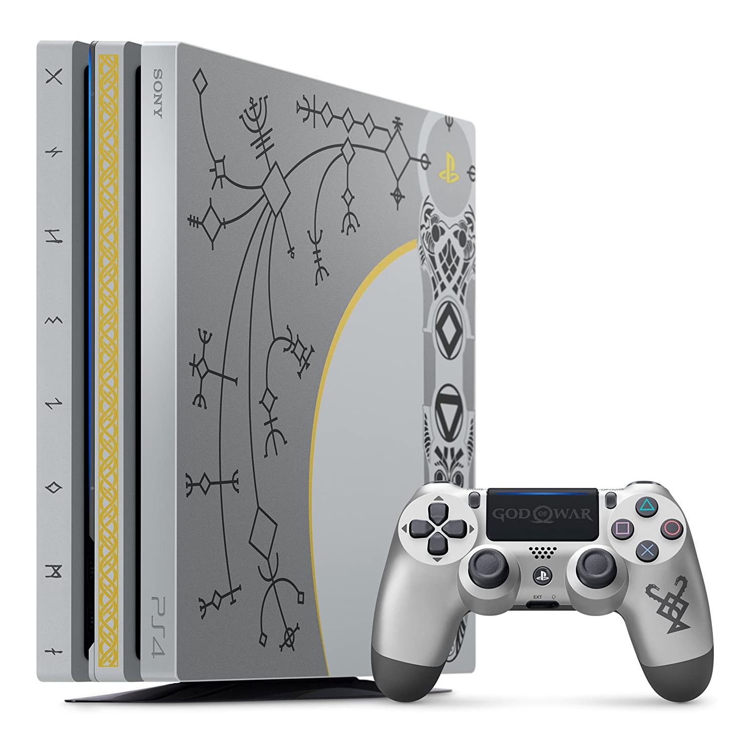 Refurbished (Excellent) - Sony PlayStation Pro God Of War Edition 1TB - CUH7115B - Certified Refurbished