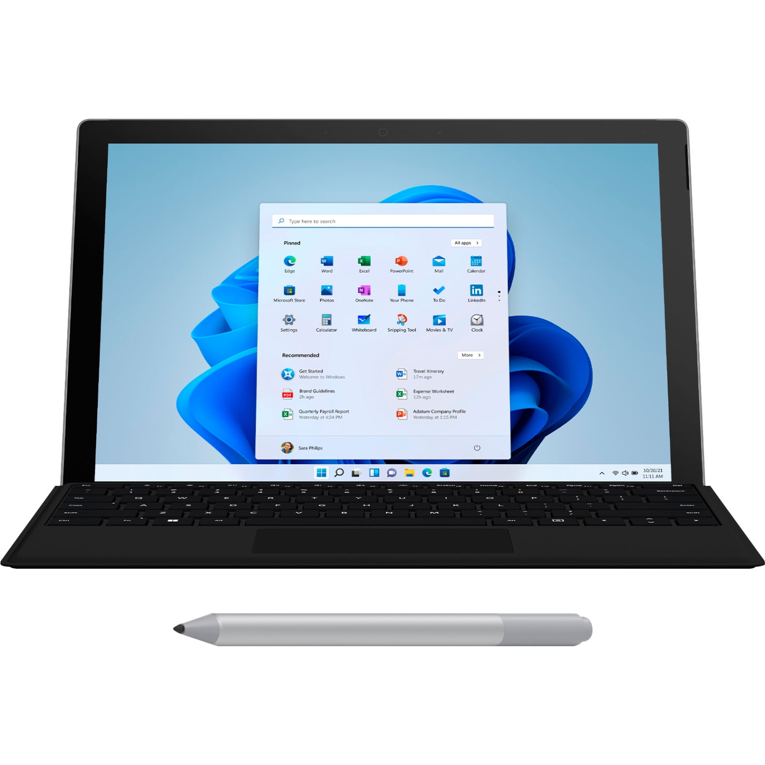 Open Box - Microsoft - Surface Pro 7+ - 12.3” Touch Screen – Intel 