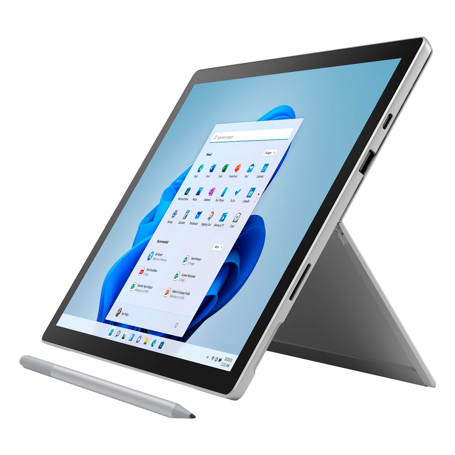 Open Box - Microsoft - Surface Pro 7+ - 12.3” Touch Screen – Intel 