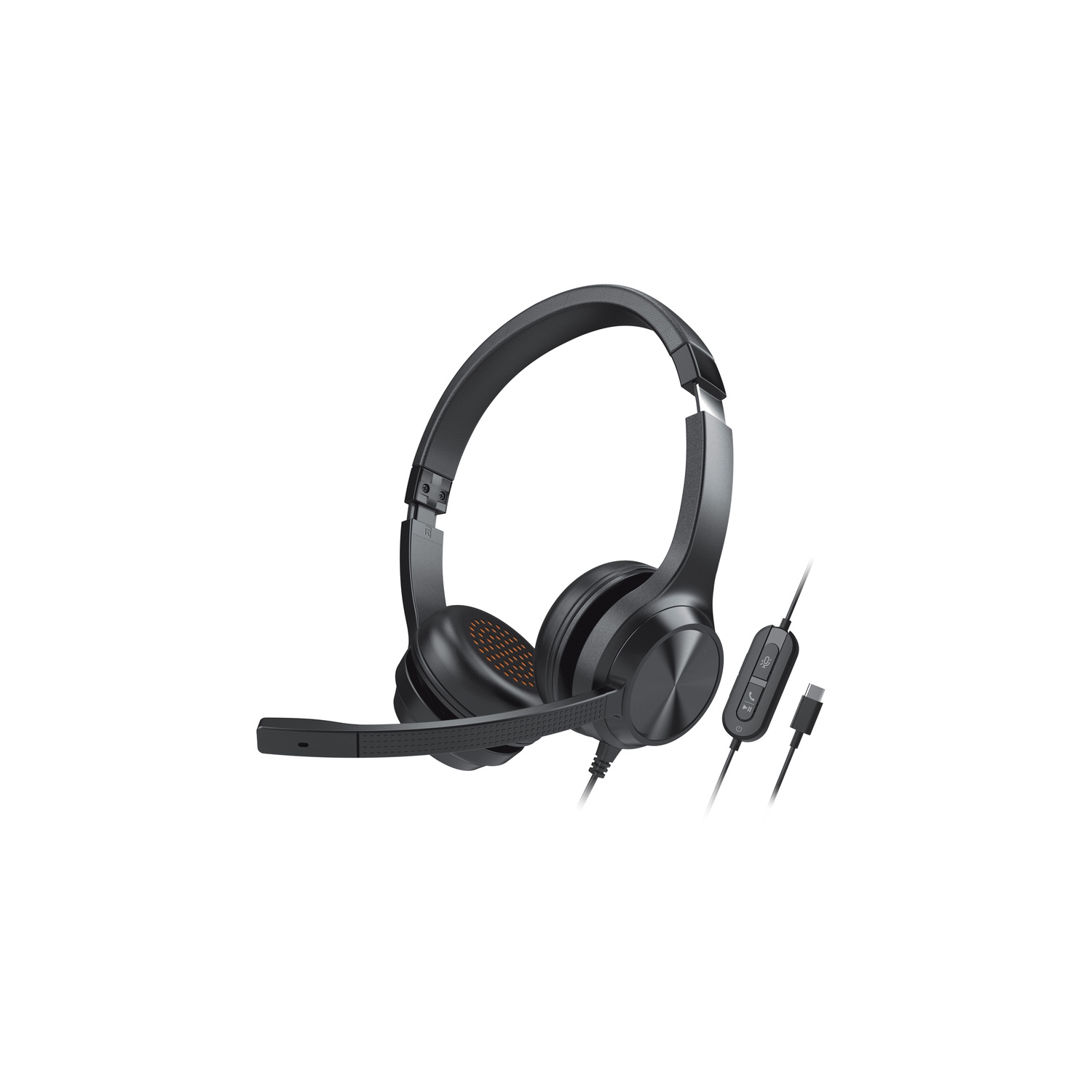 Creative Labs On-ear Noise Cancelling Headsets with Mic - Black