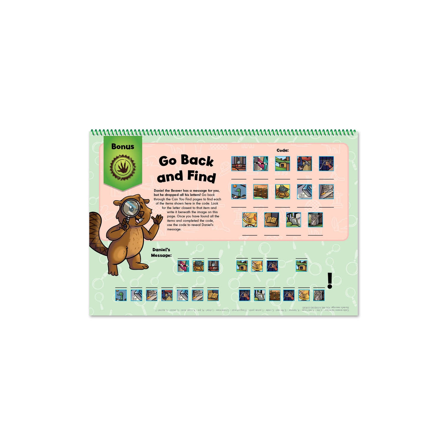 Canadian Activity Pad – Search and Find: Lake Monster