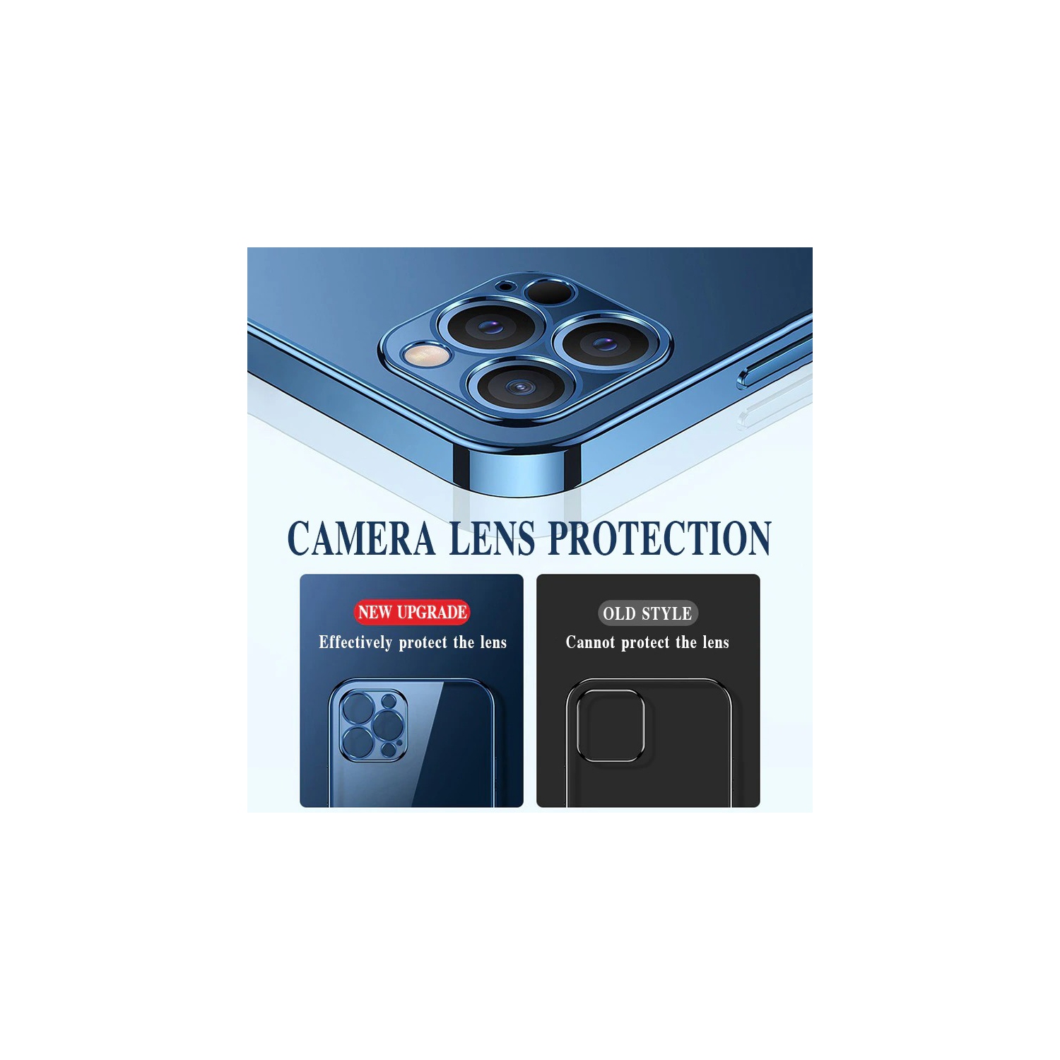 For Apple iPhone XR Blue Smart Shockproof Luxury Stream Electro Plating Elegant Cover Case